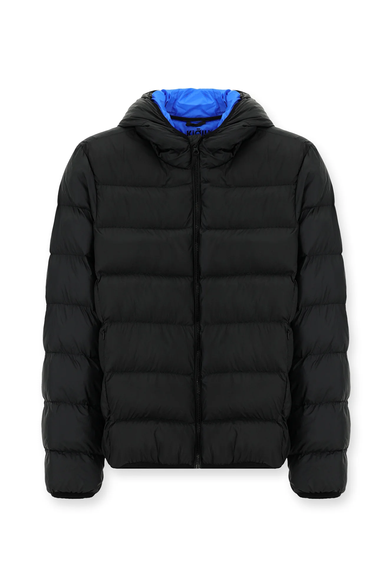 Siyah Kapüşonlu Çantalı Spor Şişme Mont - Image 8