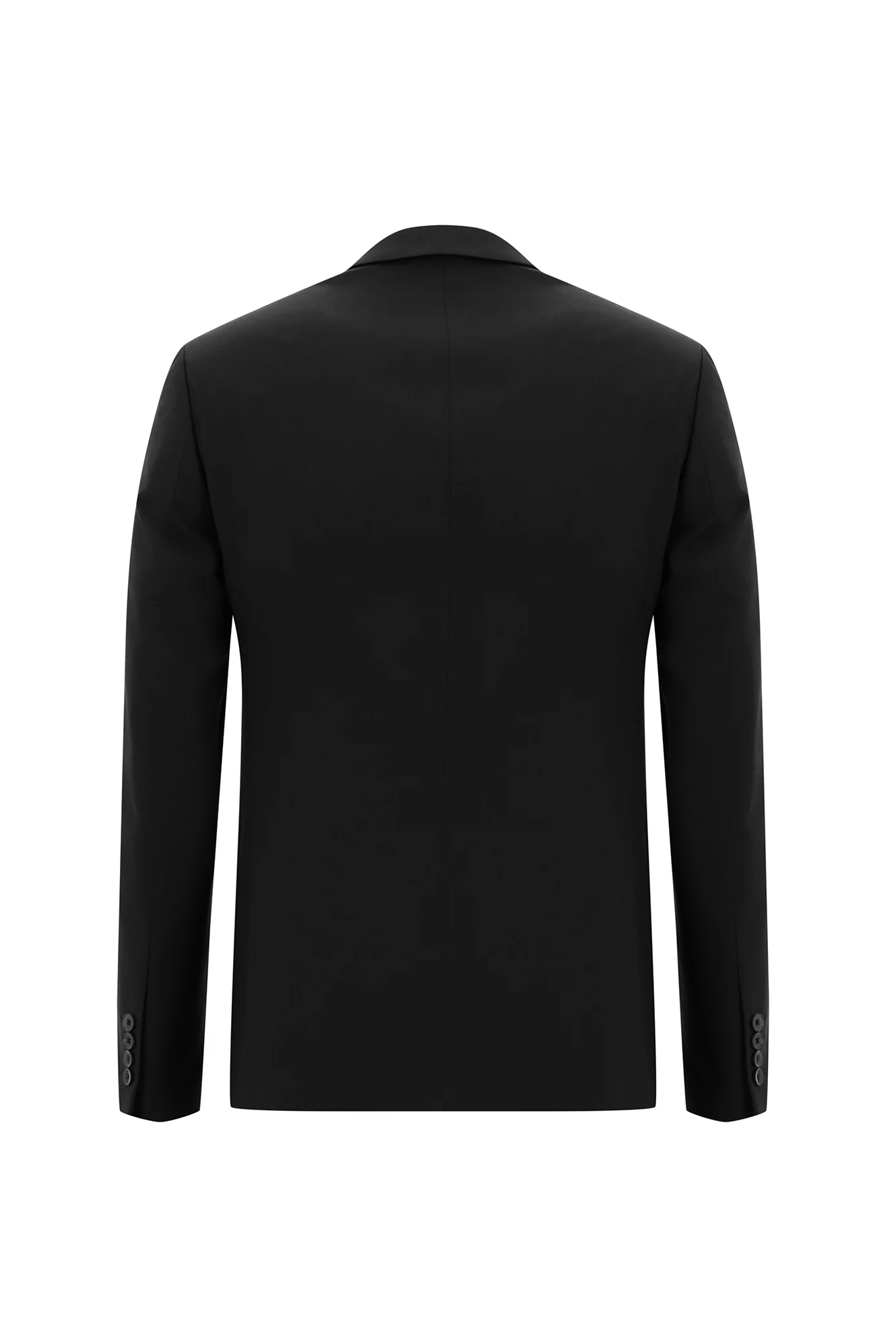Siyah 7 Drop Super Slim Fit Eksra Dar Kesim Takım Elbise - Image 3