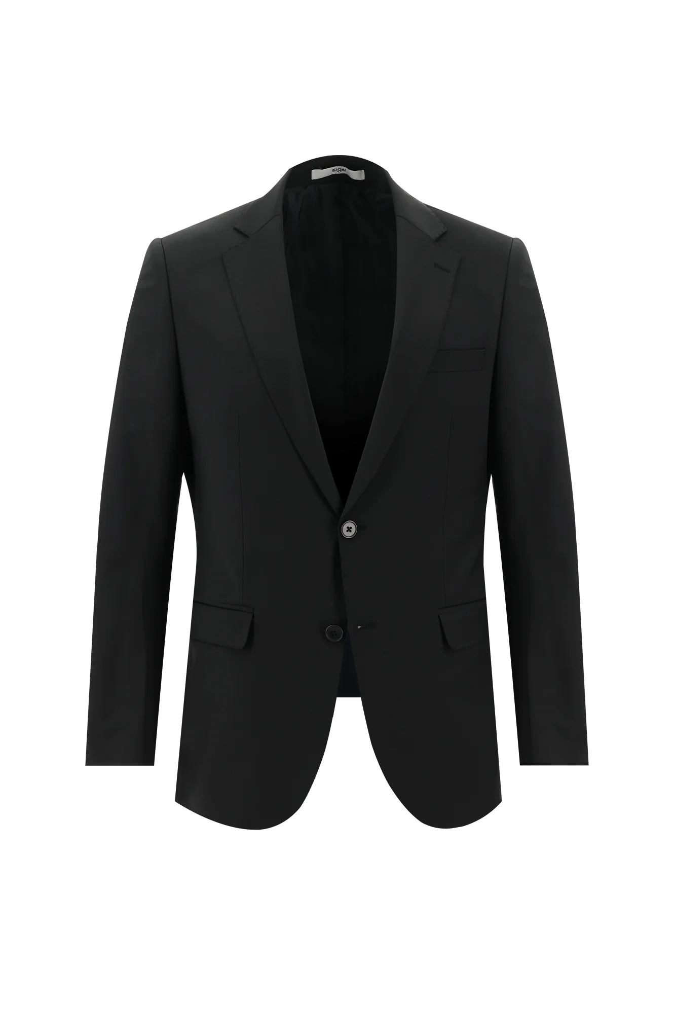 Siyah 7 Drop Slim Fit Dar Kesim Takım Elbise - Image 2