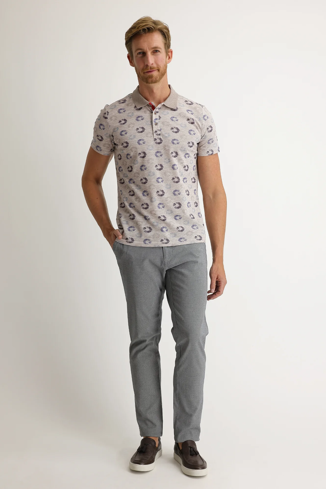 Siyah Relaxed Fit Rahat Kesim Kuşgözü Likralı Kanvas / Chino Pantolon