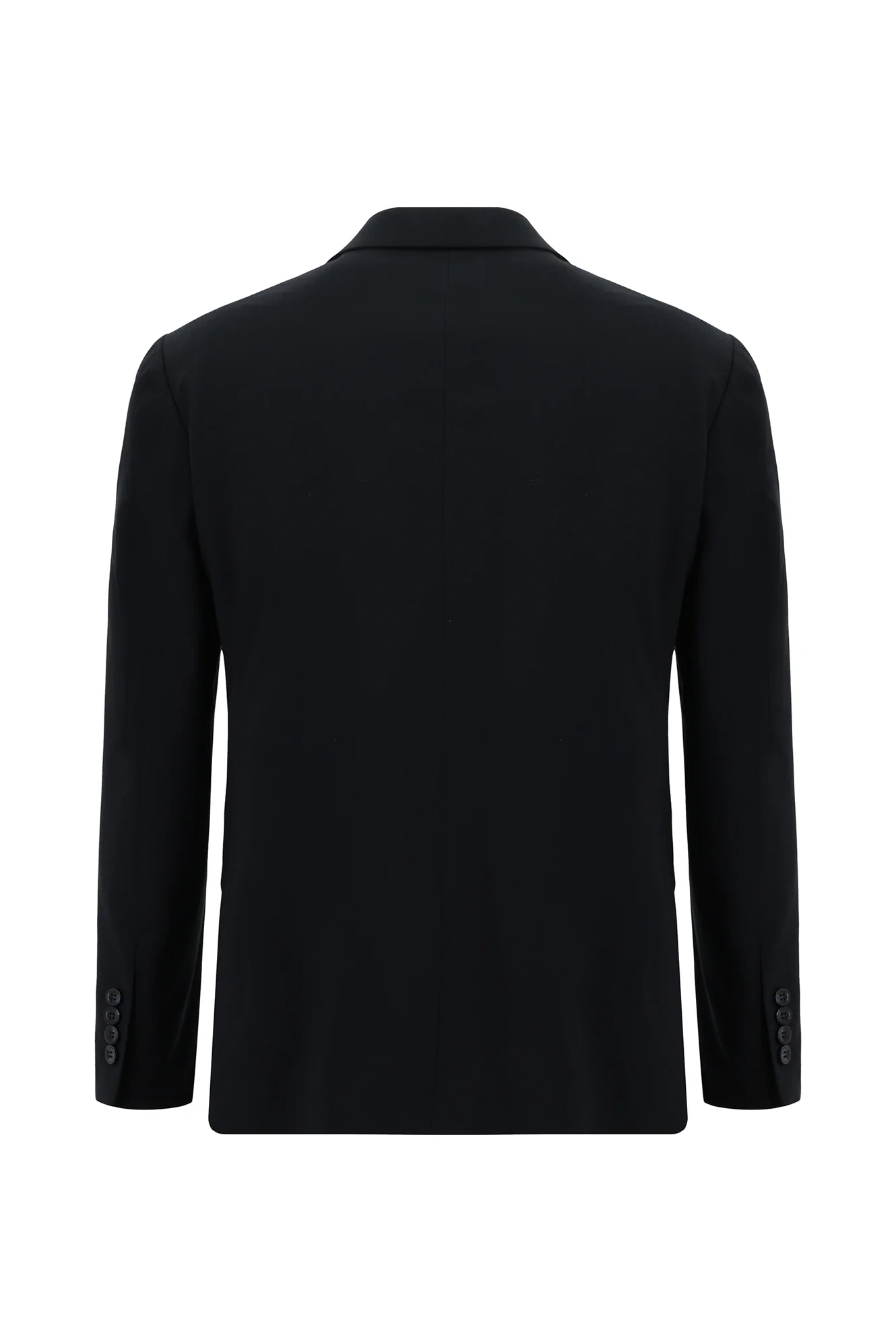 Siyah Lacivert 6 Drop Regular Fit Standart Kesim Yelekli Takım Elbise - Image 3