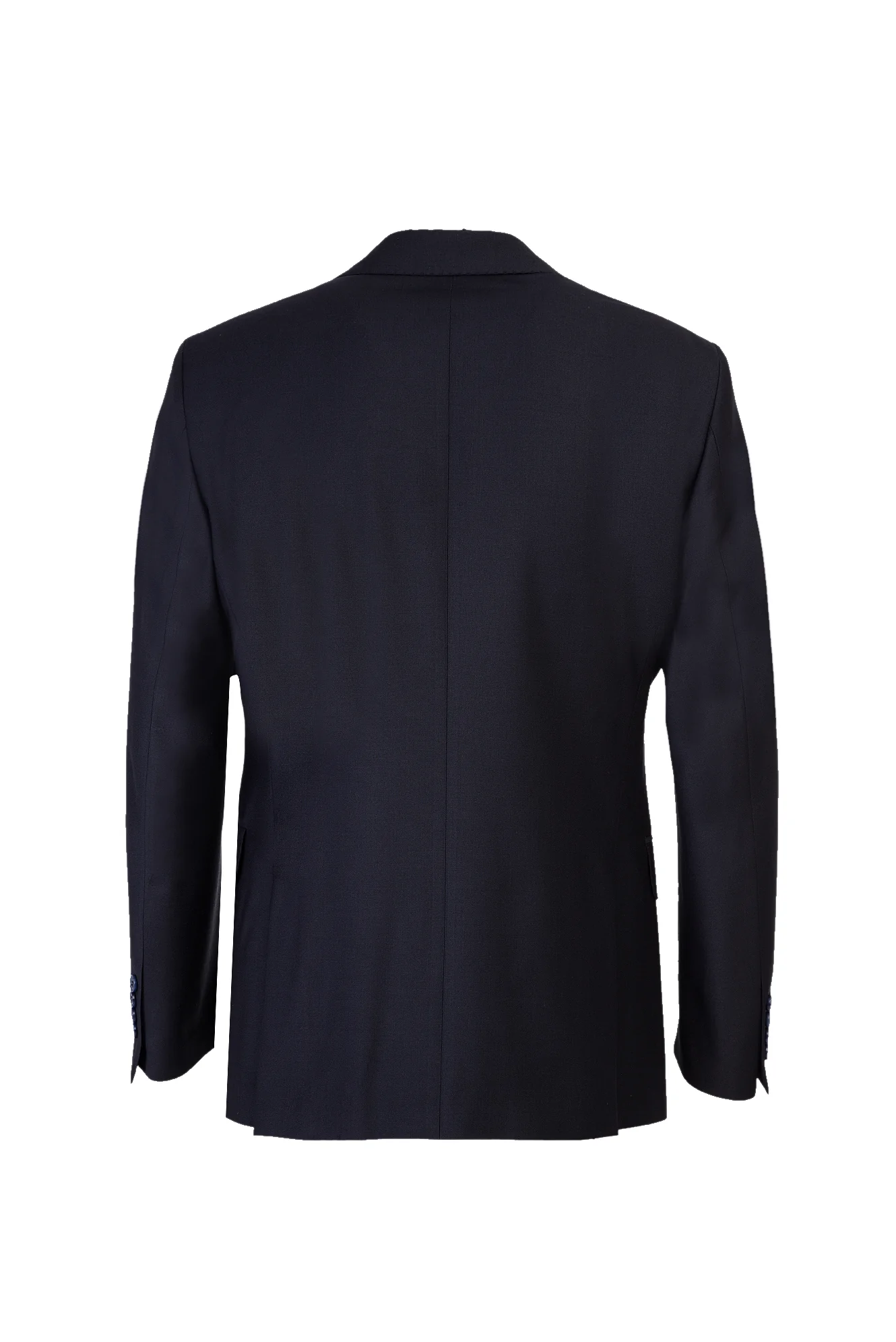 Siyah Lacivert 6 Drop Regular Fit Standart Kesim Yünlü Takım Elbise - Image 3