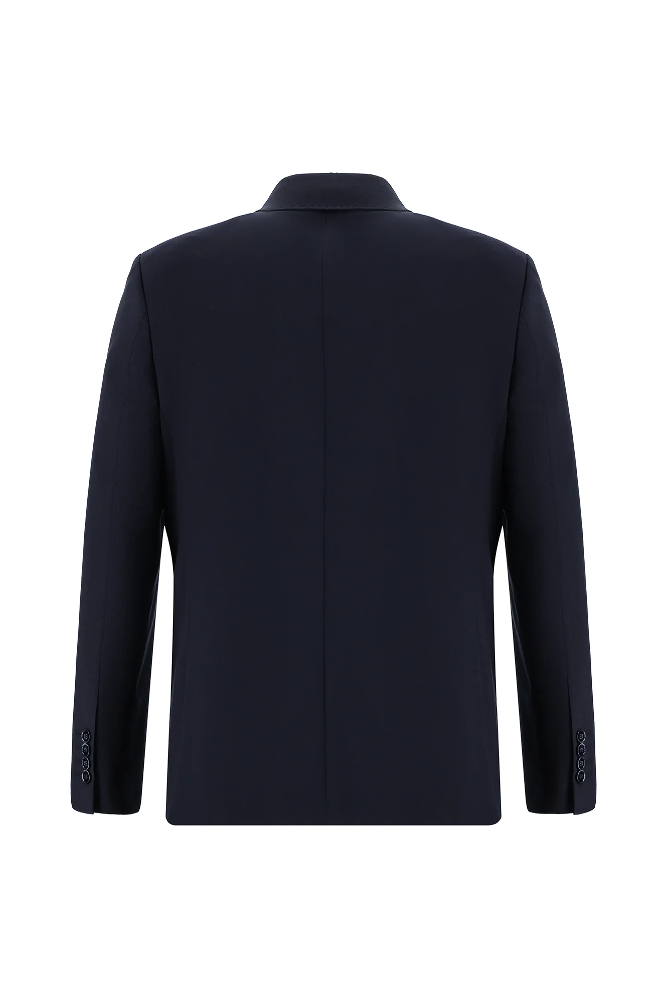 Siyah Lacivert 6 Drop Regular Fit Standart Kesim Yünlü Takım Elbise - Image 3