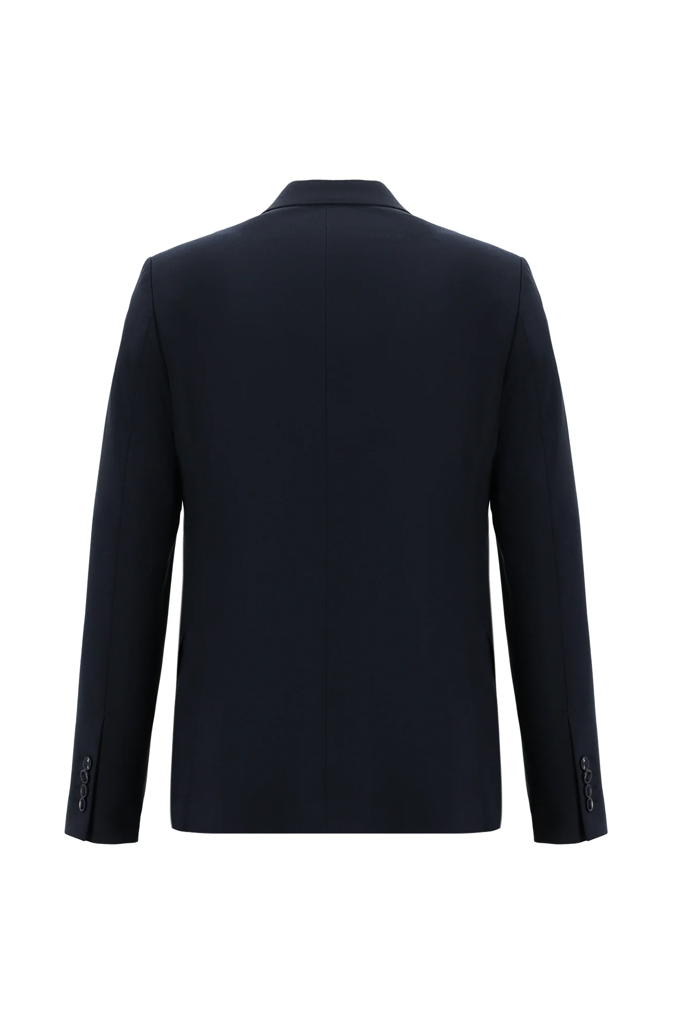Siyah Lacivert 4 Drop Relaxed Fit Rahat Kesim Yünlü Takım Elbise - Image 3