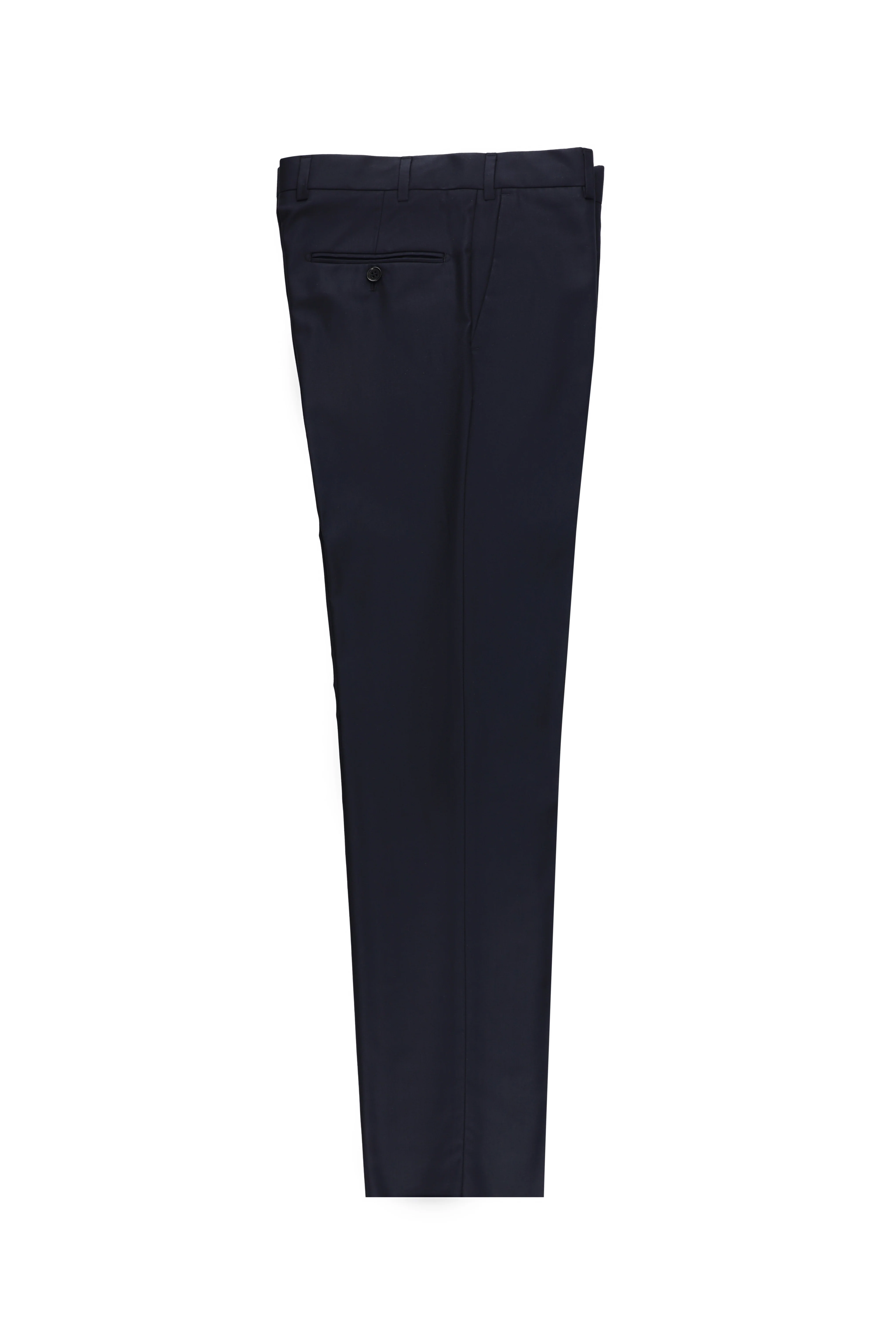 Siyah Lacivert 7 Drop Slim Fit Dar Kesim Klasik Kumaş Pantolon