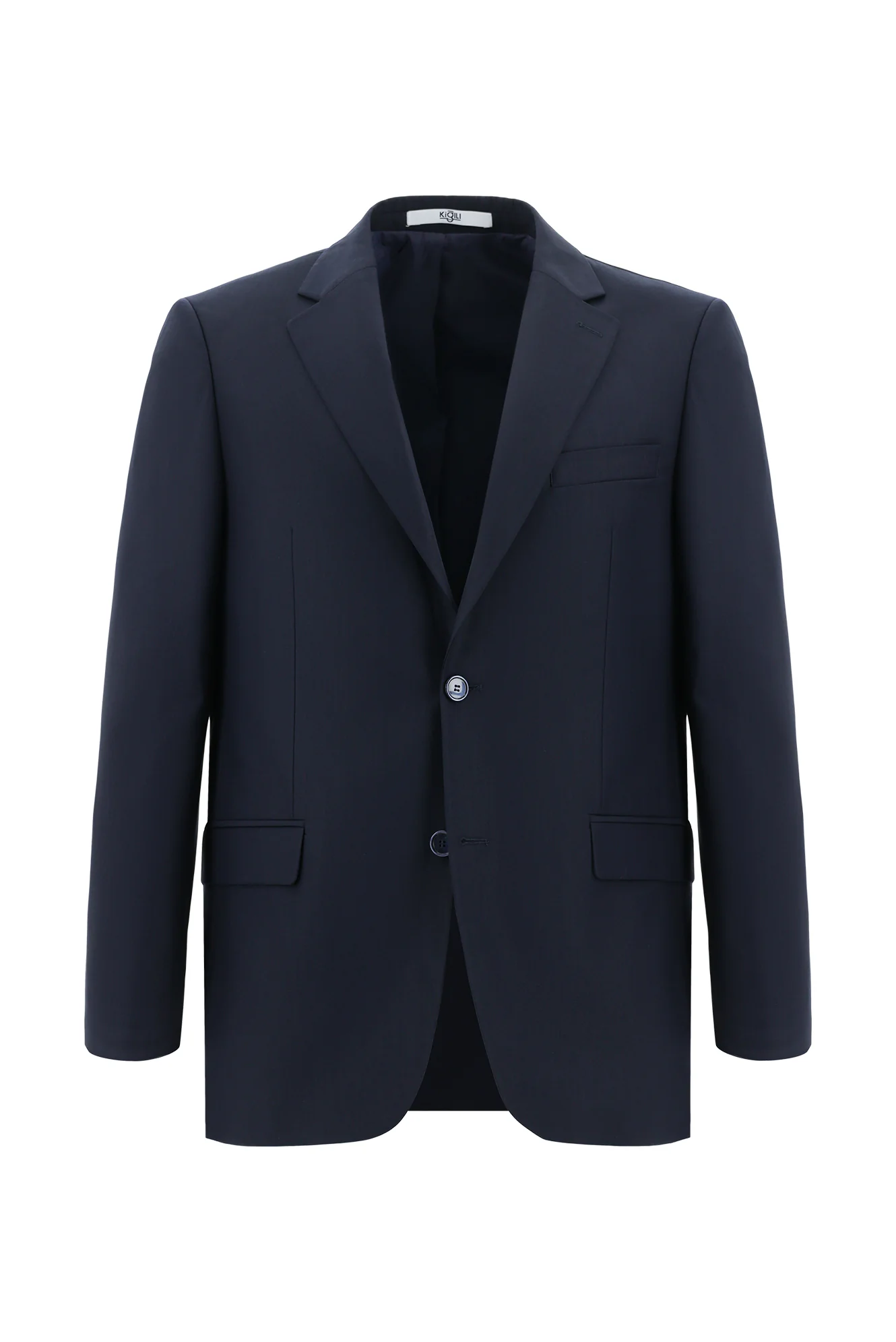 Siyah Lacivert 7 Drop Slim Fit Dar Kesim Takım Elbise - Image 2