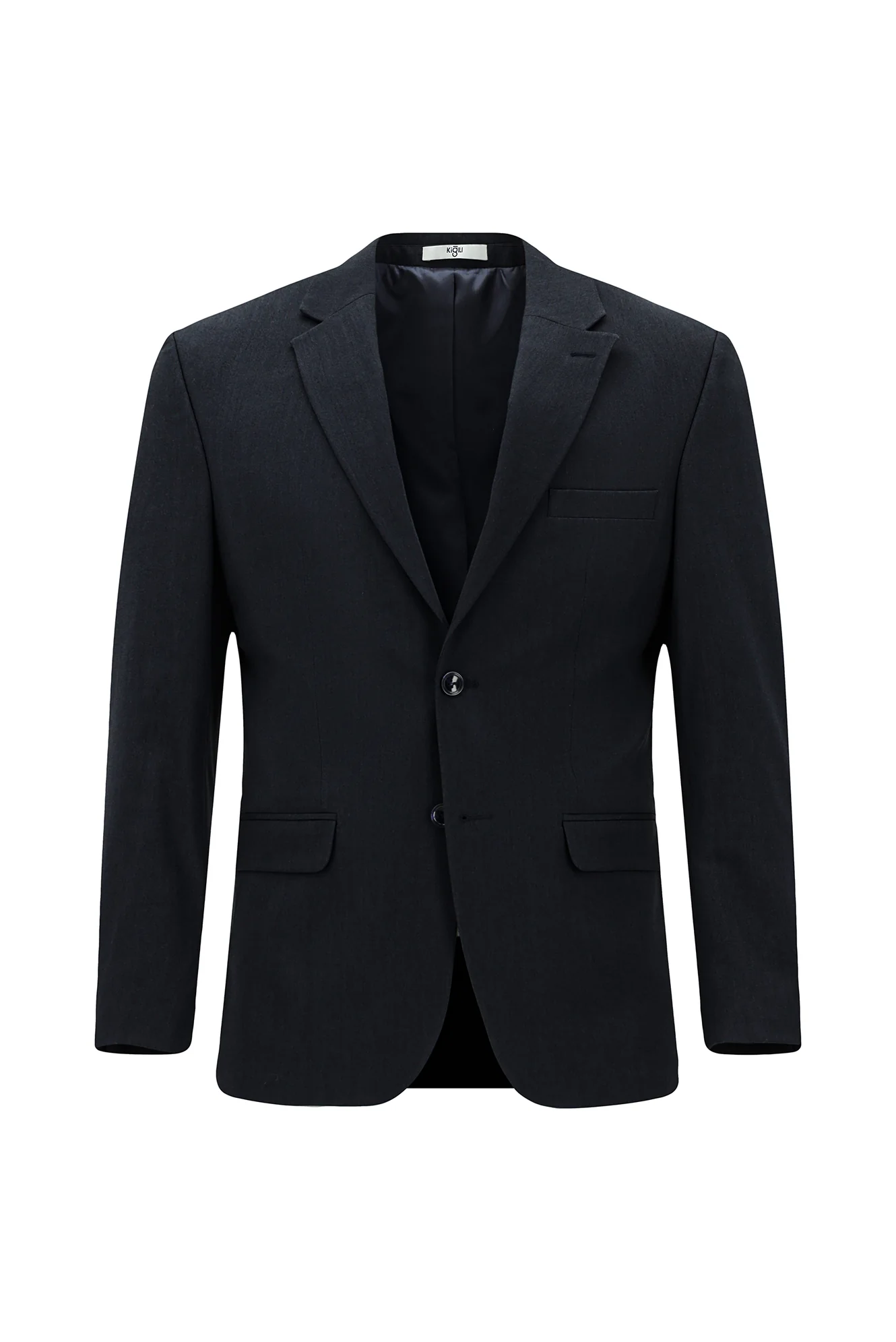 Siyah Lacivert 7 Drop Slim Fit Dar Kesim Takım Elbise - Image 2