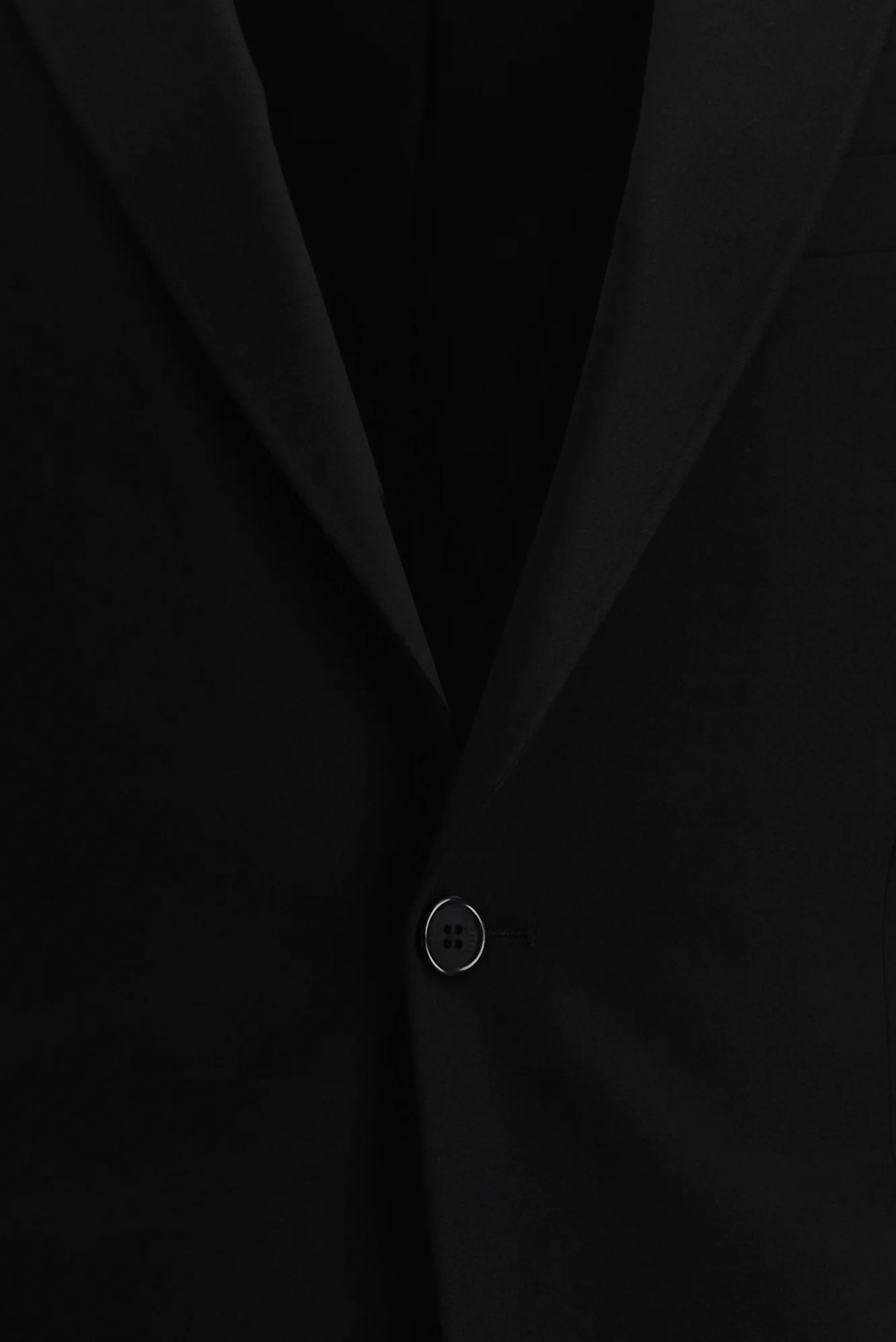 Siyah Lacivert 7 Drop Slim Fit Dar Kesim Yünlü Takım Elbise - Image 4