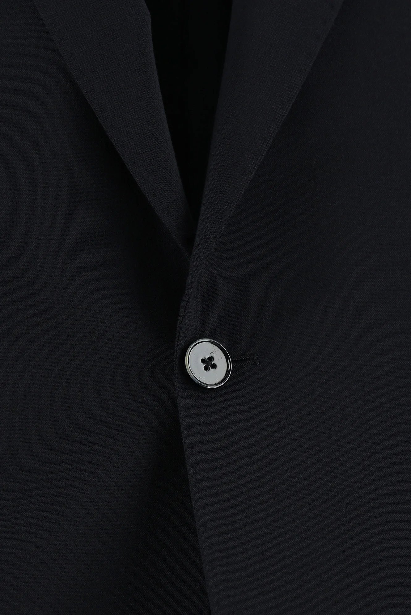 Siyah Lacivert 7 Drop Slim Fit Dar Kesim Yünlü Takım Elbise - Image 4