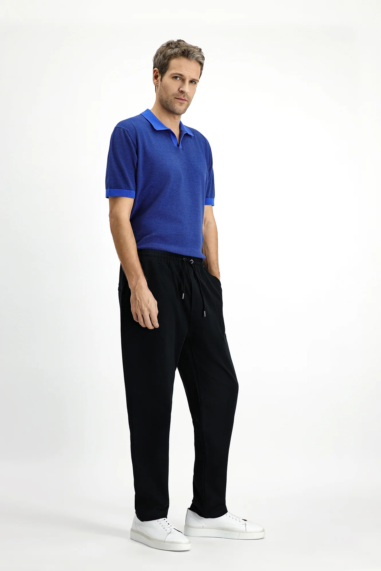 Siyah Pamuklu Sweatpant / Eşofman Altı - Image 4