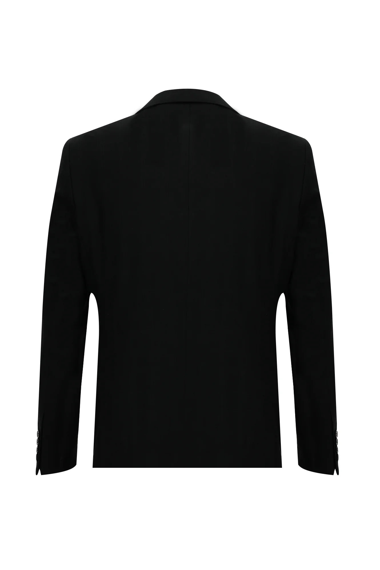 Siyah 6 Drop Regular Fit Standart Kesim Ekose Takım Elbise - Image 3