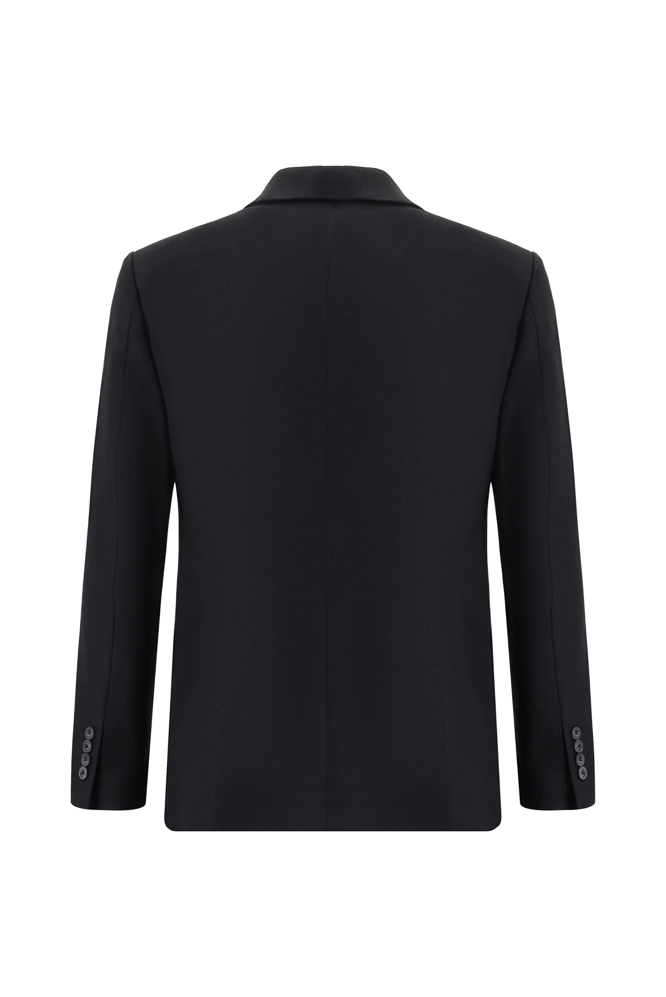 Siyah 6 Drop Regular Fit Standart Kesim Desenli Takım Elbise - Image 3