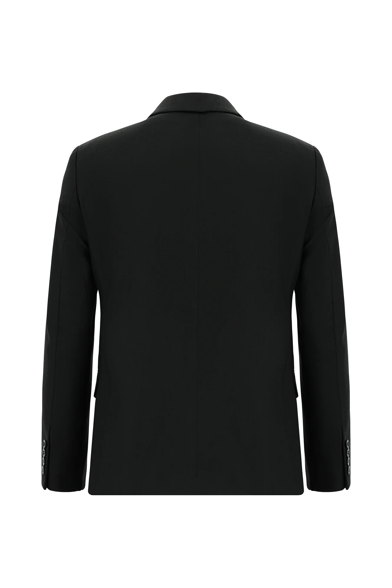 Siyah 6 Drop Regular Fit Standart Kesim Desenli Takım Elbise - Image 3
