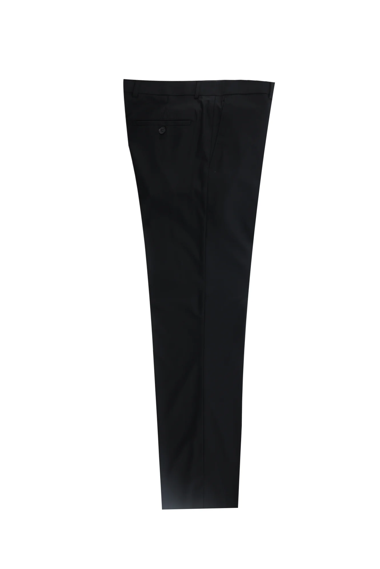 Siyah 6 Drop Regular Fit Standart Kesim Klasik Kumaş Pantolon