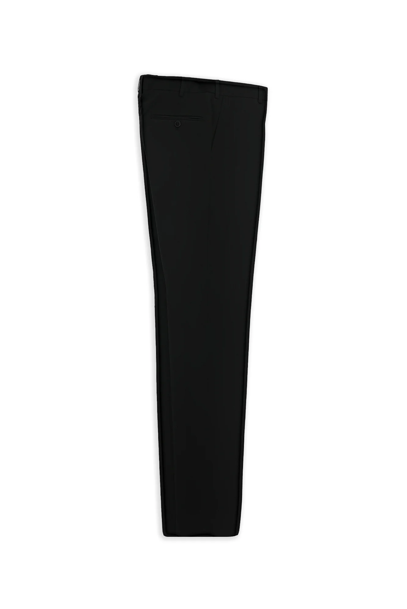 Siyah 6 Drop Regular Fit Standart Kesim Klasik Kumaş Pantolon - Image 7