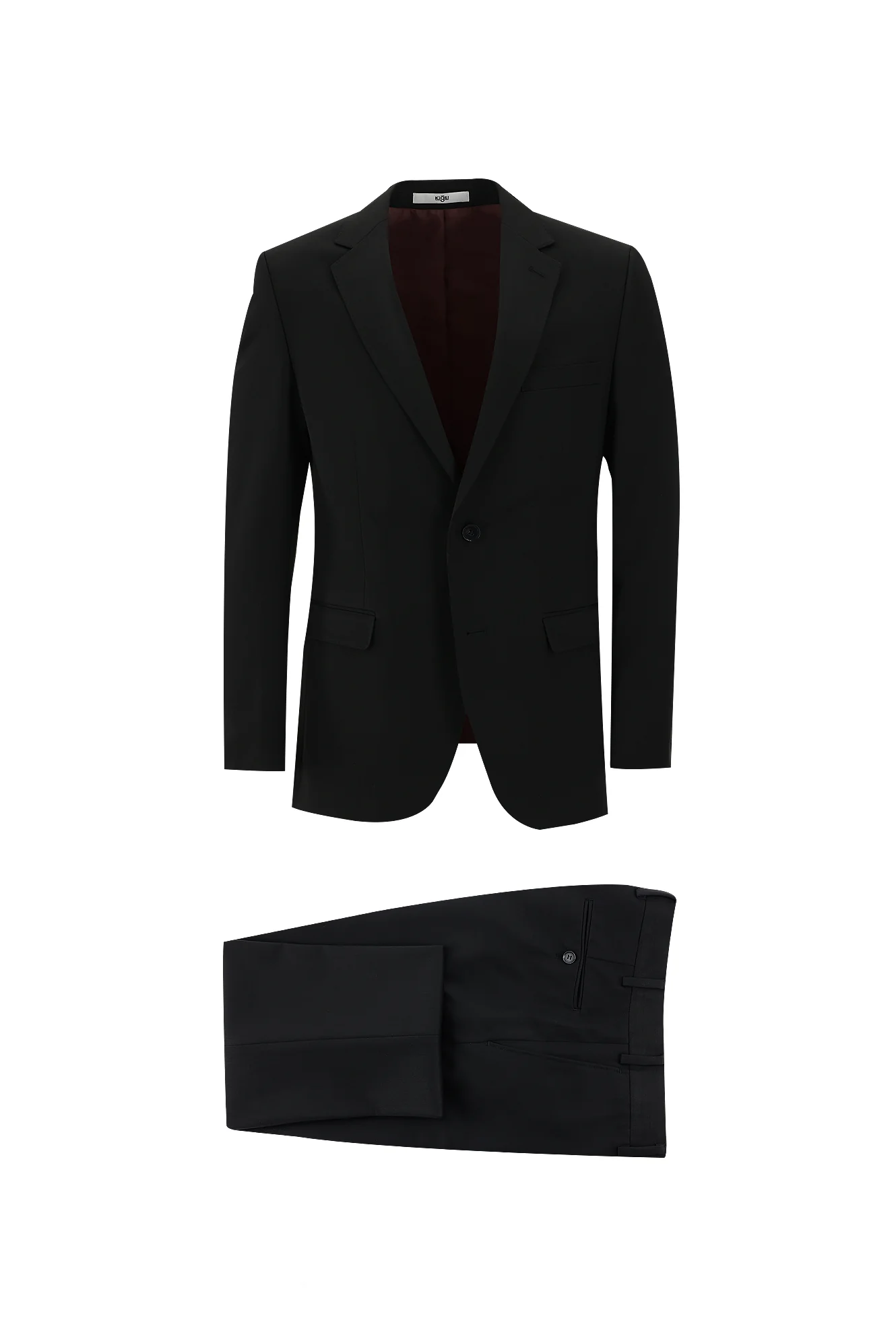 Siyah 6 Drop Regular Fit Standart Kesim Takım Elbise
