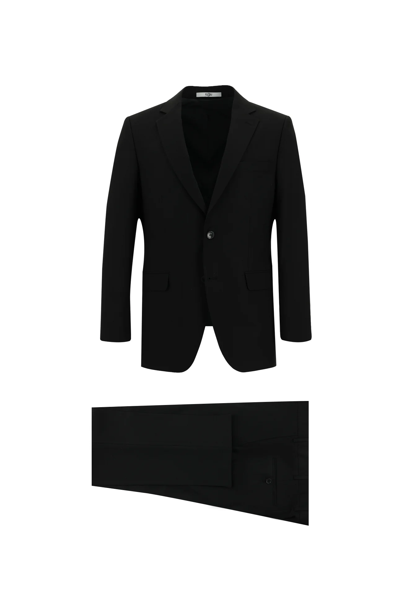 Siyah 6 Drop Regular Fit Standart Kesim Takım Elbise