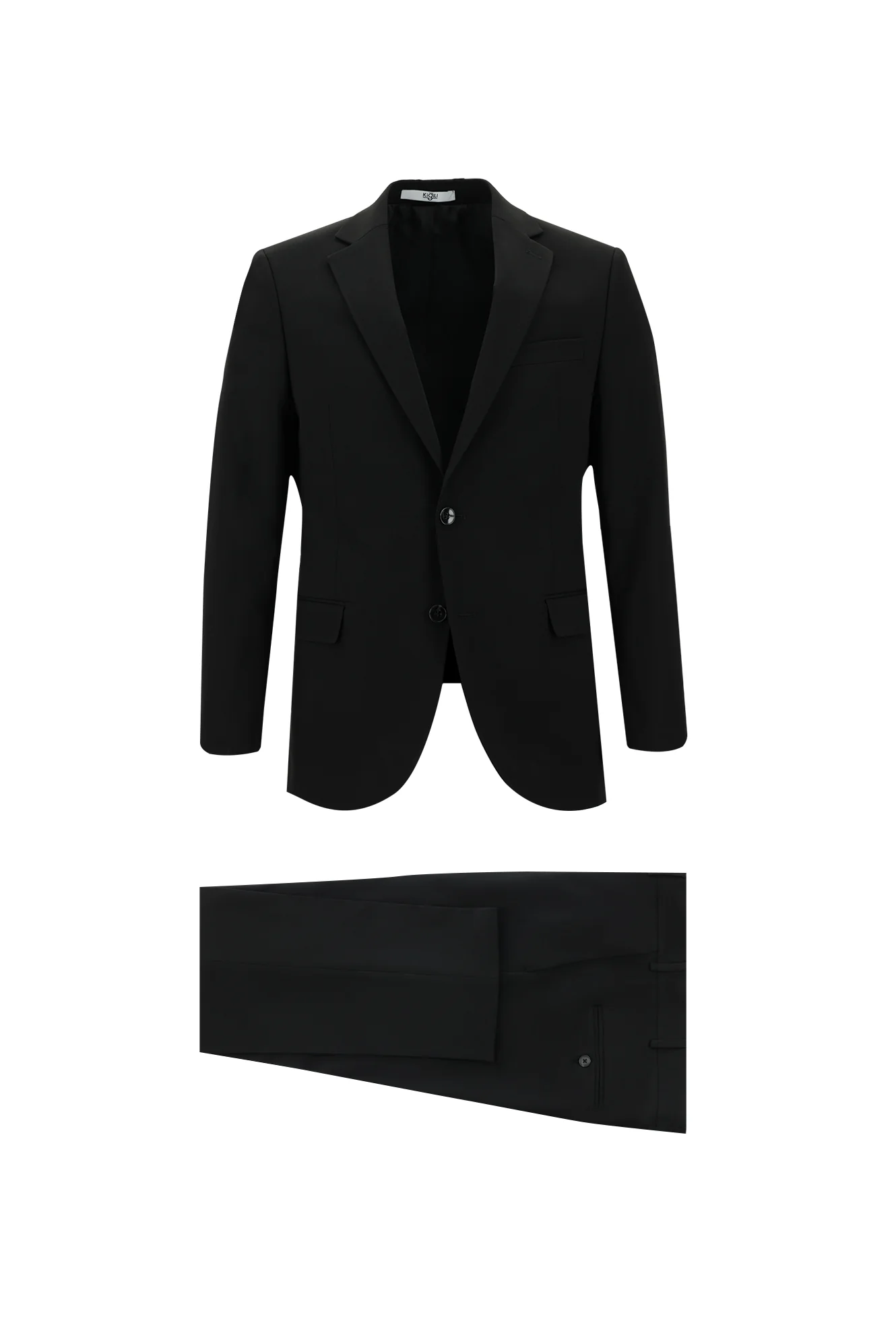 Siyah 6 Drop Regular Fit Standart Kesim Takım Elbise