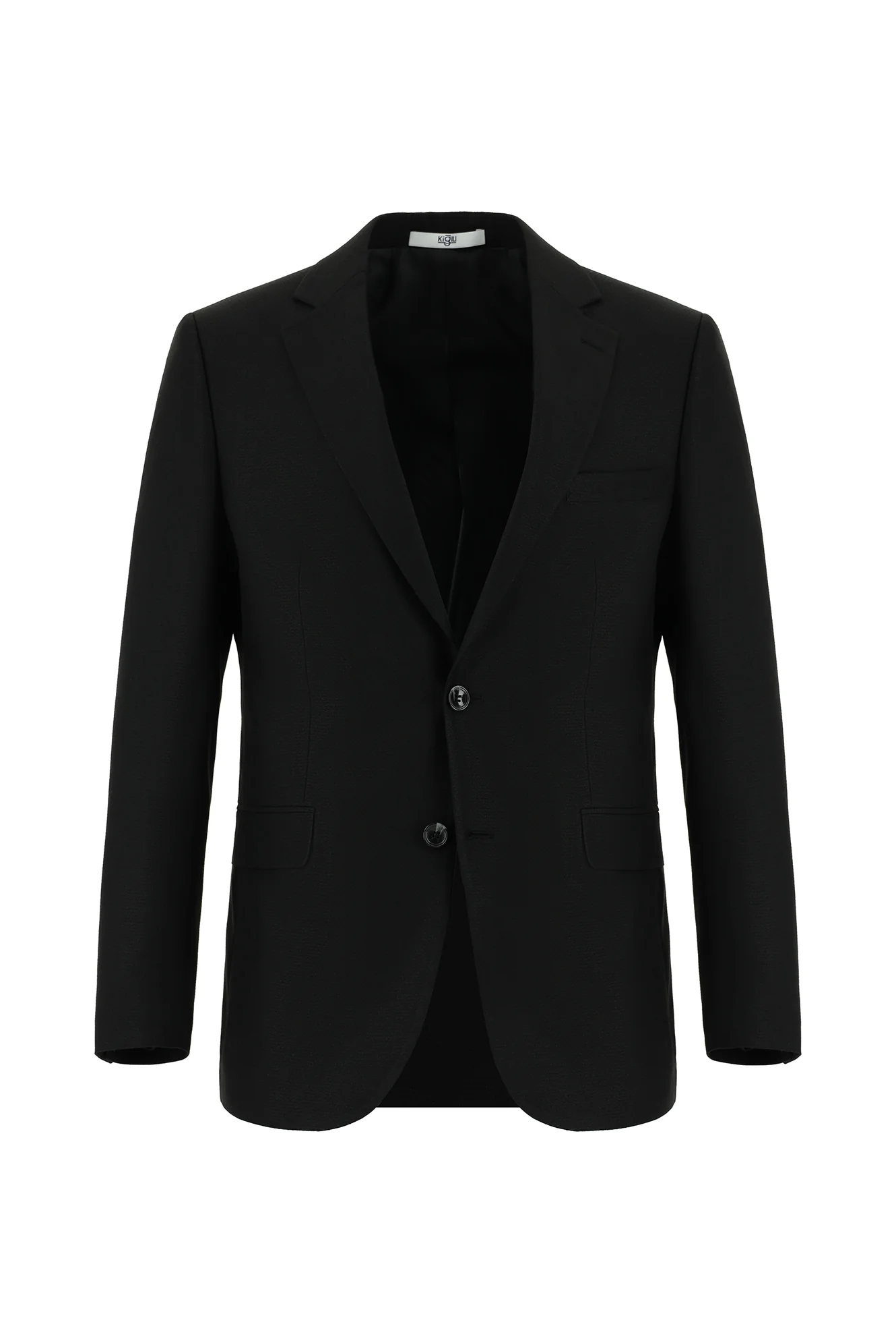 Siyah 6 Drop Regular Fit Standart Kesim Takım Elbise - Image 2