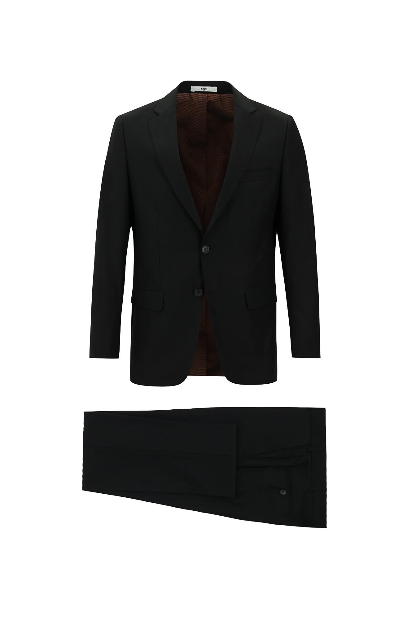 Siyah 6 Drop Regular Fit Standart Kesim Takım Elbise