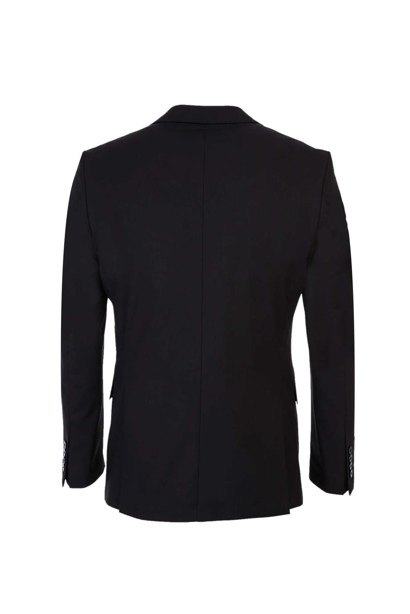 Siyah 6 Drop Regular Fit Standart Kesim Yelekli Takım Elbise - Image 3