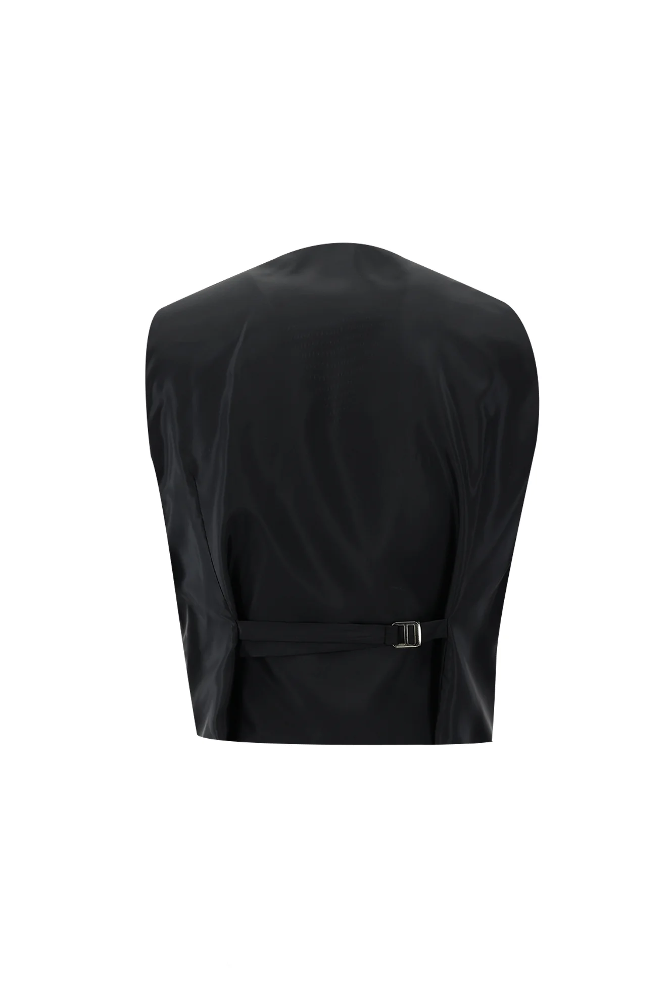 Siyah 6 Drop Regular Fit Standart Kesim Kombinli Yelekli Keten Takım Elbise - Image 5