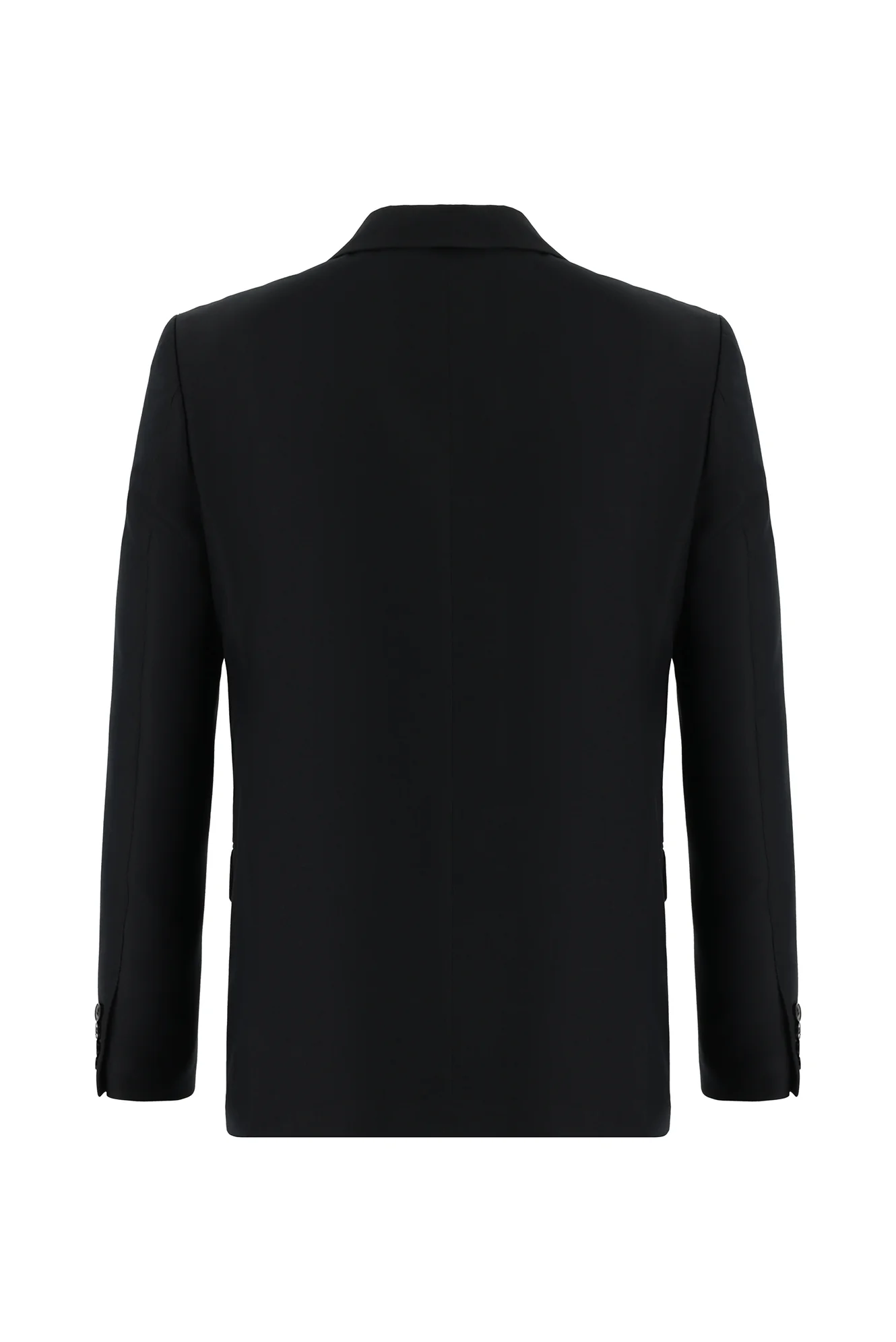 Siyah 6 Drop Regular Fit Standart Kesim Kruvaze Takım Elbise - Image 3