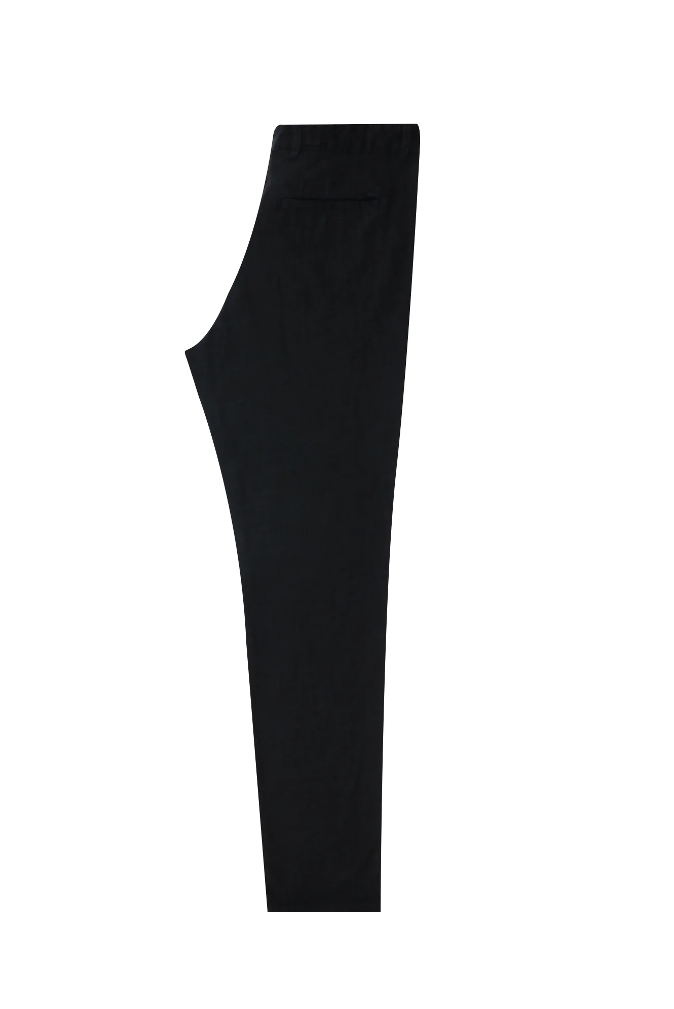 Siyah Regular Fit Standart Kesim Likralı Denim Look Pantolon - Image 3