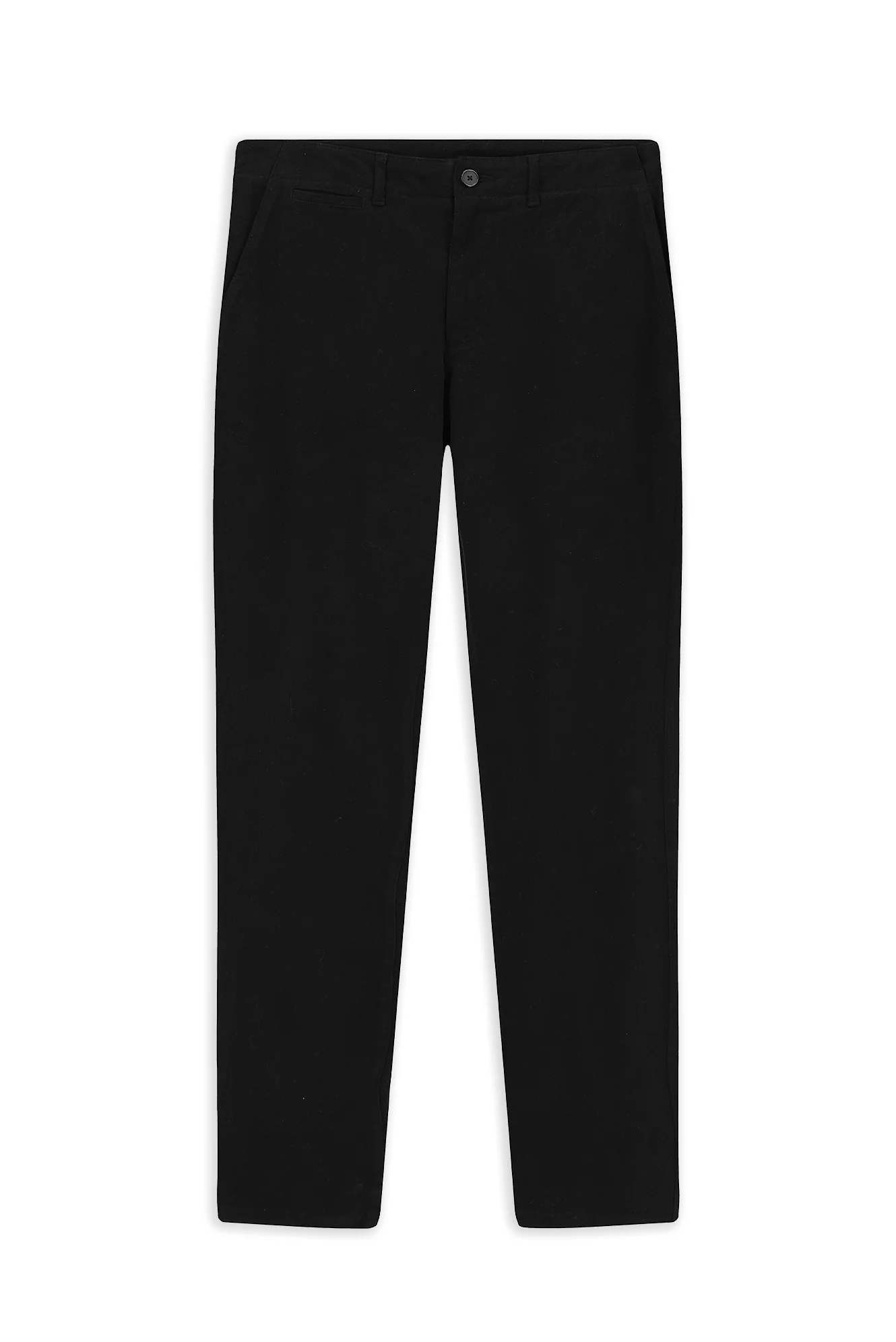 Siyah Regular Fit Standart Kesim Likralı Kanvas / Chino Pantolon - Image 7