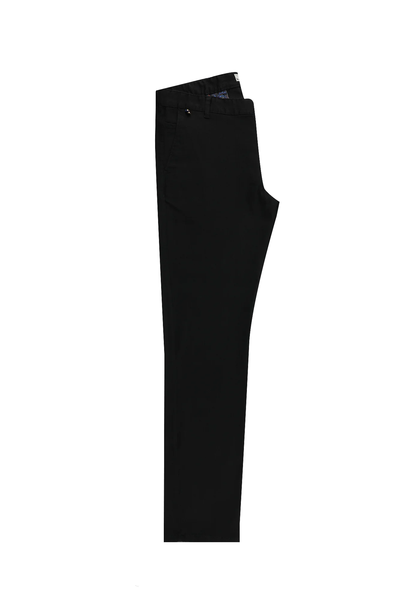 Siyah Regular Fit Standart Kesim Likralı Kanvas / Chino Pantolon - Image 2
