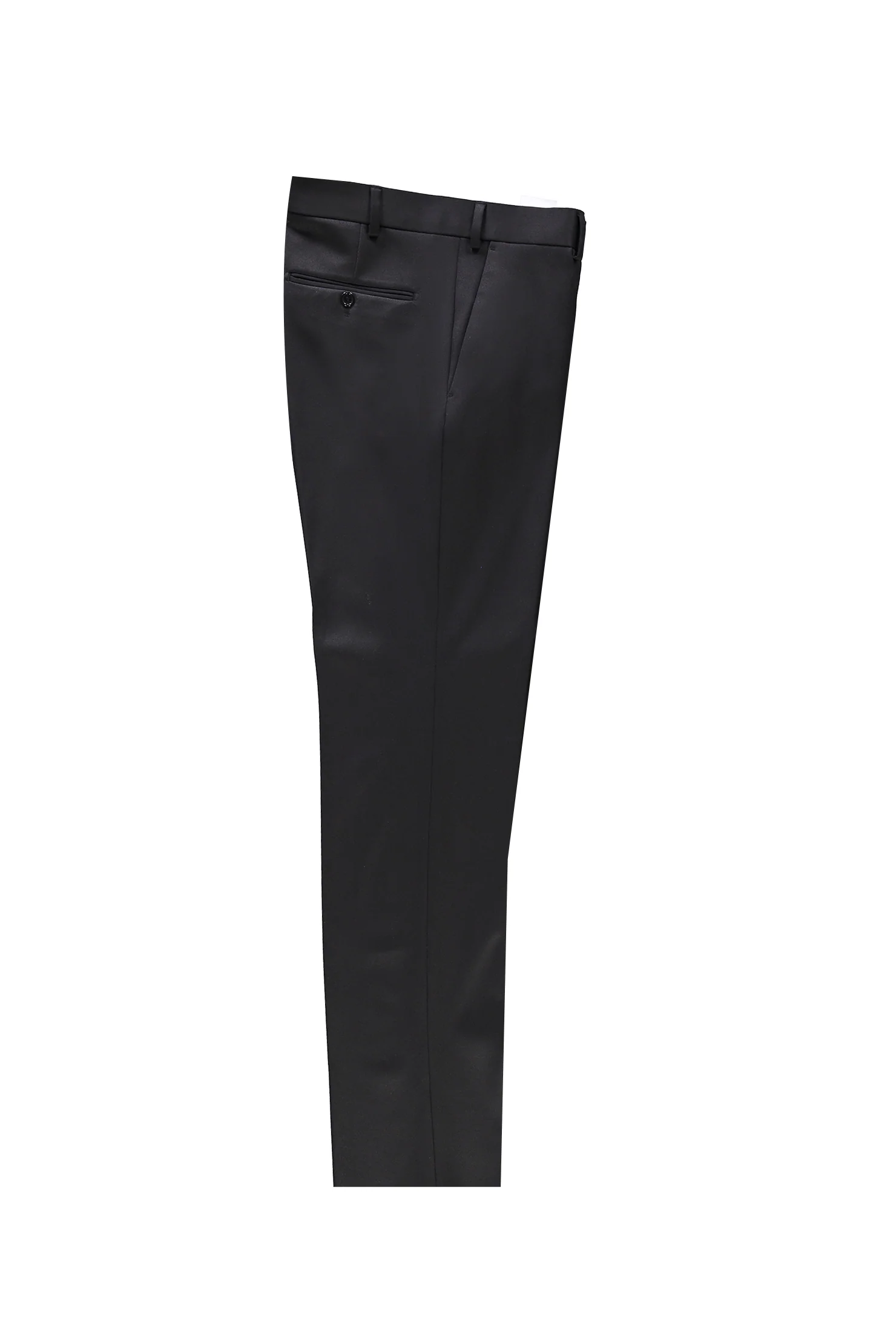 Siyah 6 Drop Regular Fit Standart Kesim Likralı Klasik Kumaş Pantolon