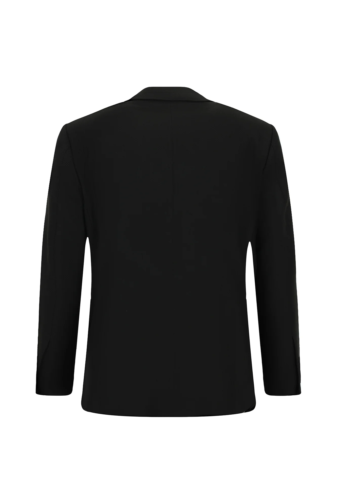 Siyah 6 Drop Regular Fit Standart Kesim Desenli Takım Elbise - Image 3