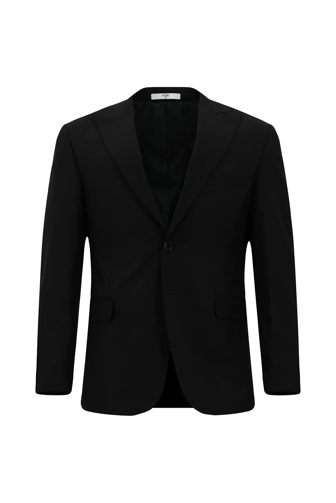 Siyah 6 Drop Regular Fit Standart Kesim Takım Elbise - Image 2