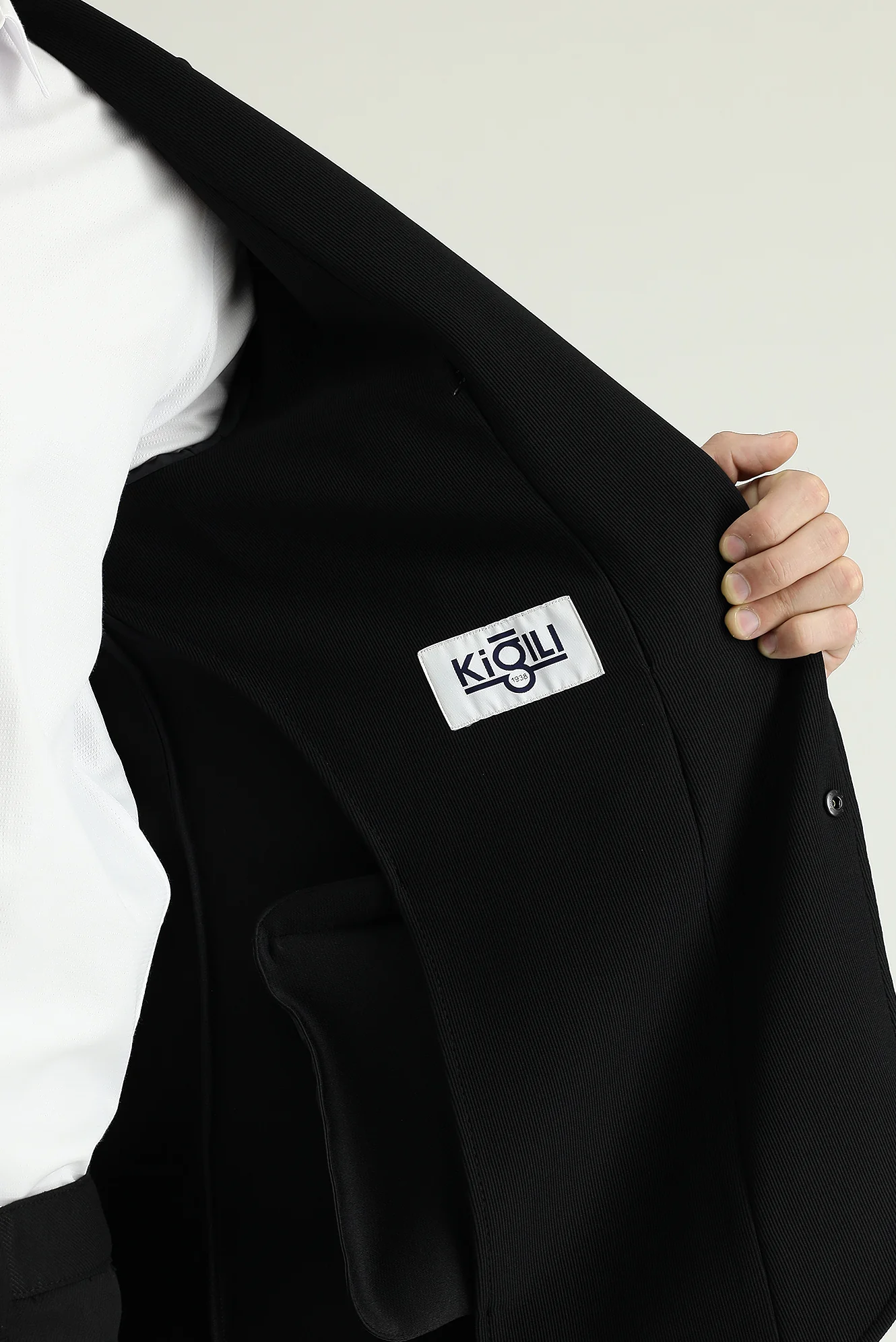 Siyah 6 Drop Regular Fit Standart Kesim Spor Örme Ceket - Image 6