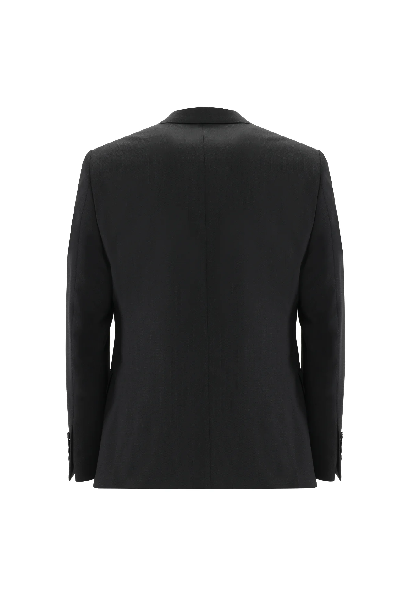 Siyah 6 Drop Regular Fit Standart Kesim Kuşgözü Takım Elbise - Image 3