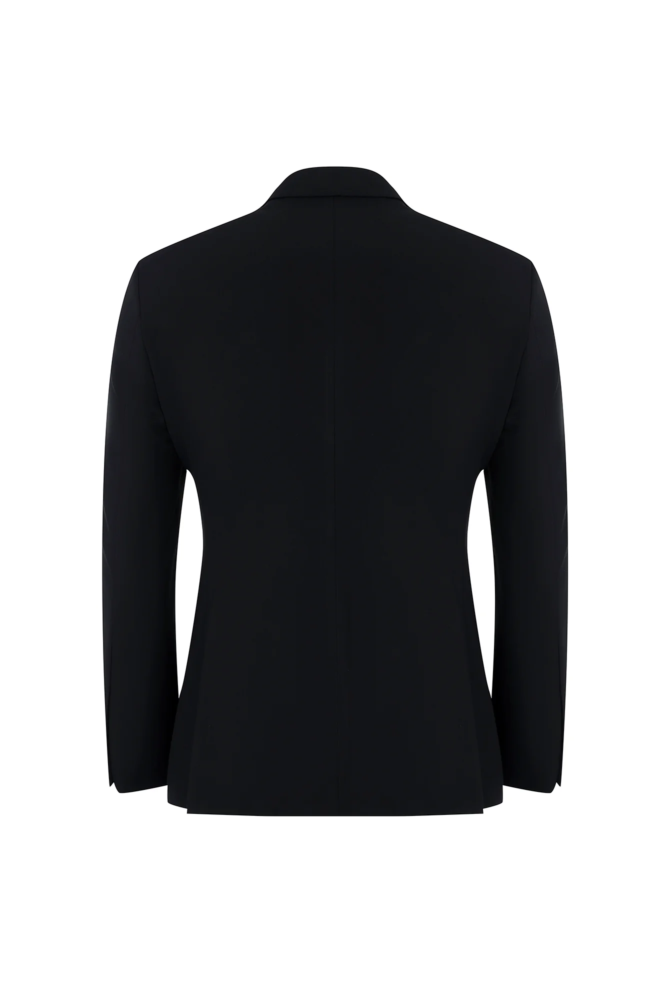 Siyah 6 Drop Regular Fit Standart Kesim Yünlü Takım Elbise - Image 3