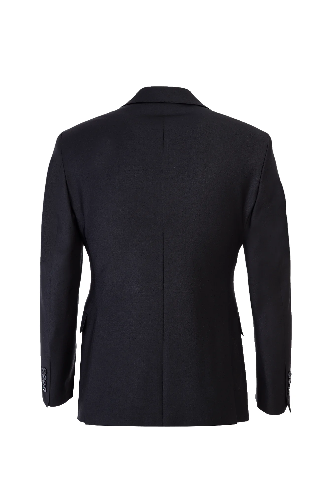 Siyah 6 Drop Regular Fit Standart Kesim Yünlü Takım Elbise - Image 3