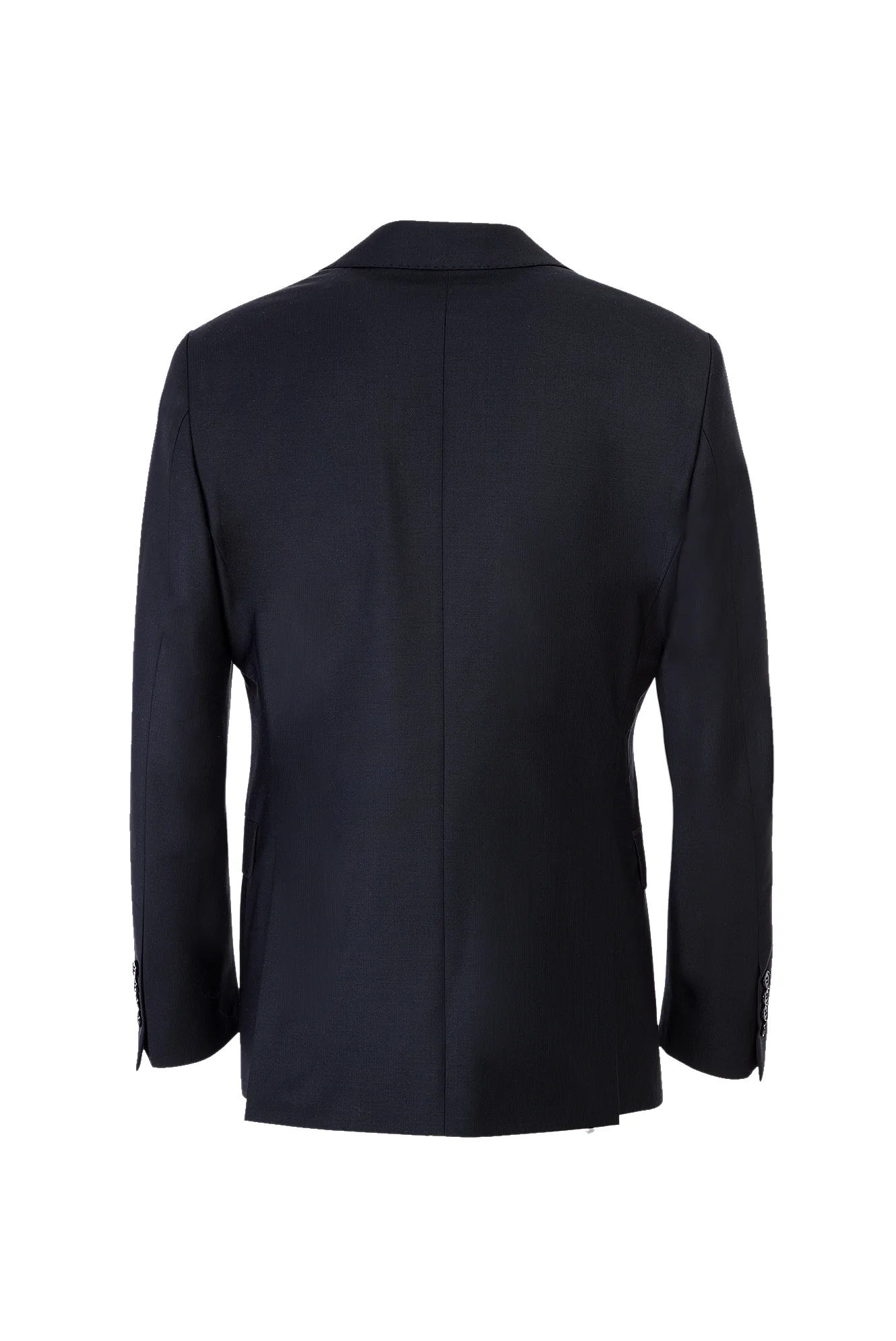 Siyah 6 Drop Regular Fit Standart Kesim Yünlü Takım Elbise - Image 3