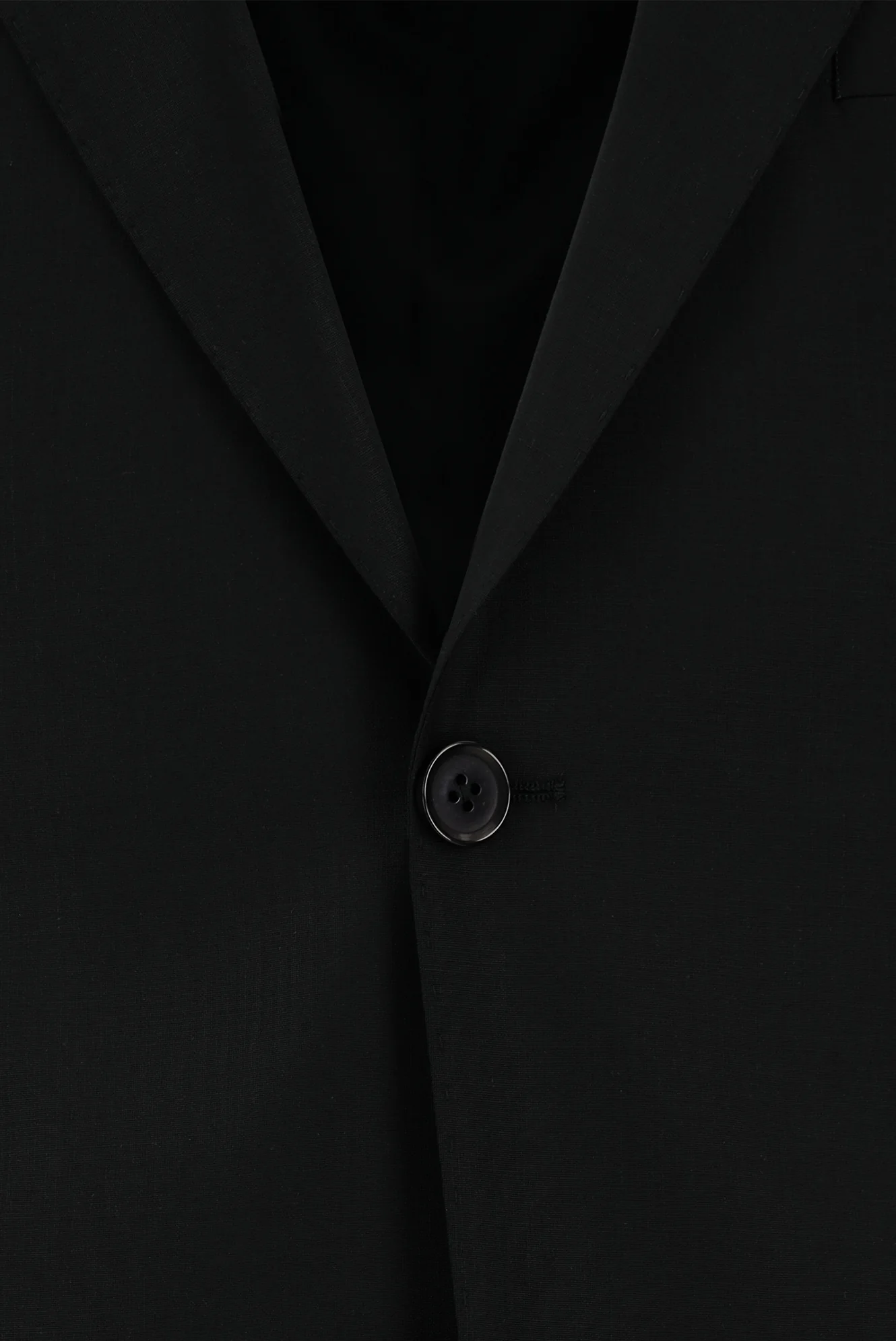 Siyah 6 Drop Regular Fit Standart Kesim Yünlü Takım Elbise - Image 4
