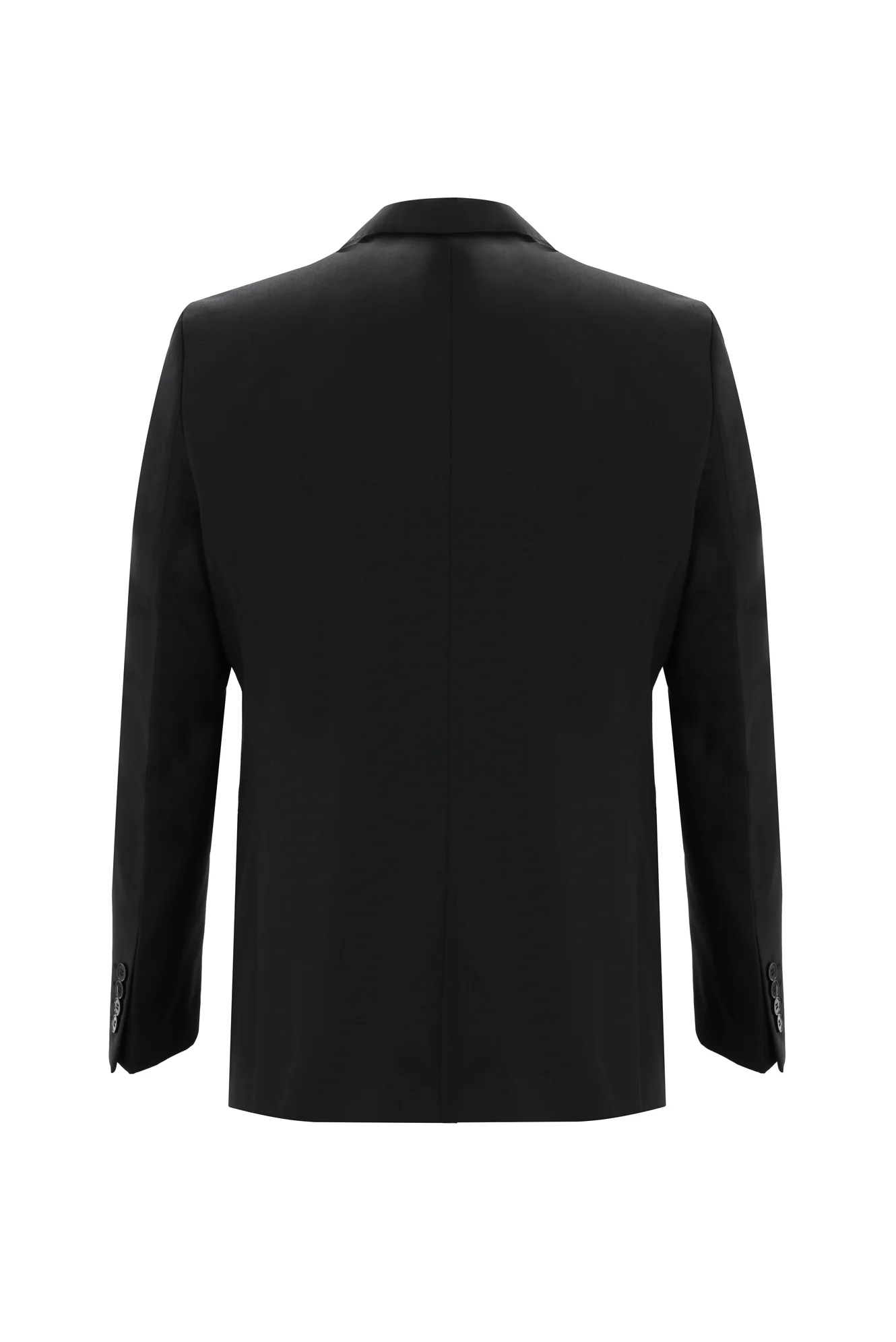 Siyah 6 Drop Regular Fit Standart Kesim Yünlü Takım Elbise - Image 3