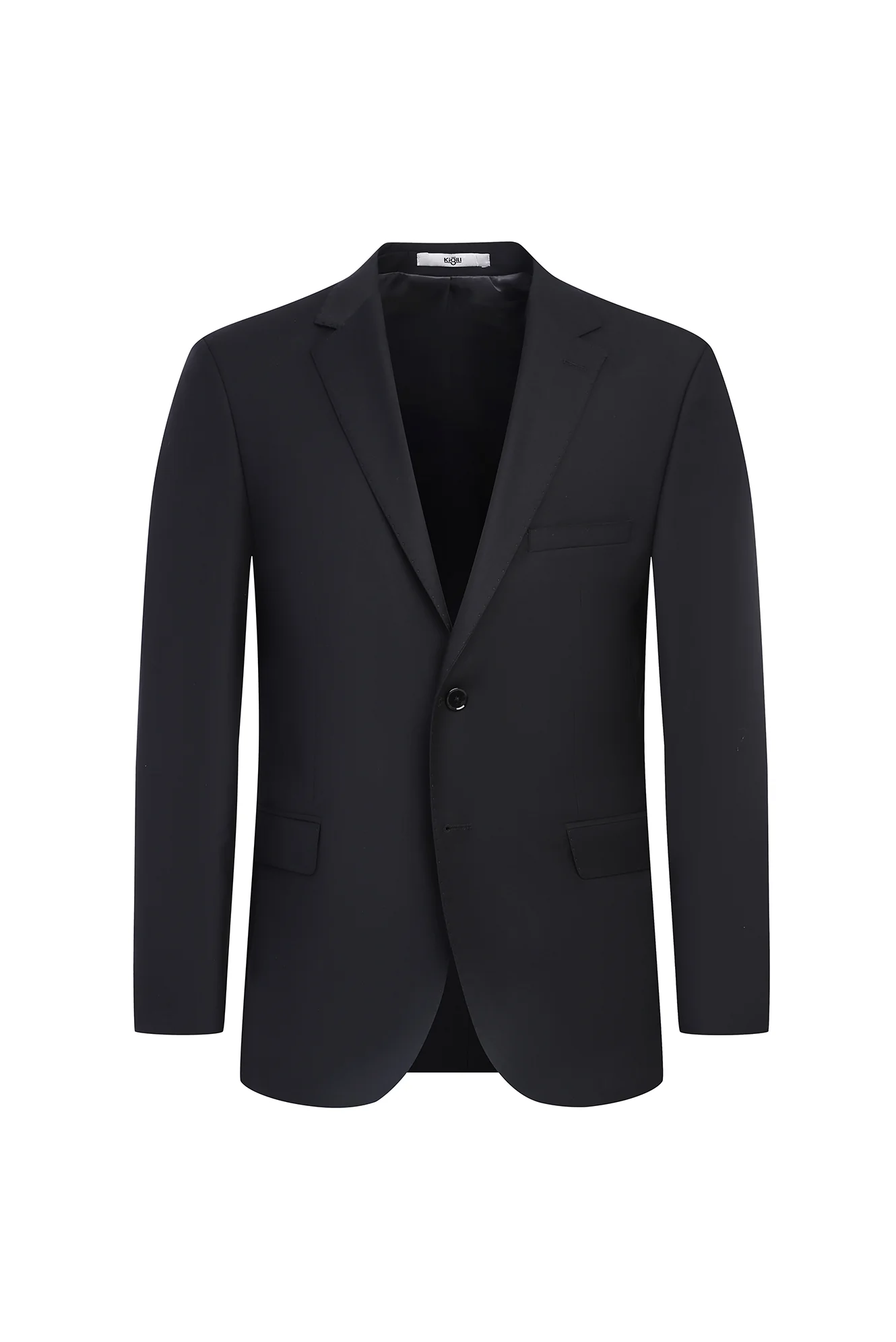 Siyah 4 Drop Relaxed Fit Rahat Kesim Takım Elbise - Image 6