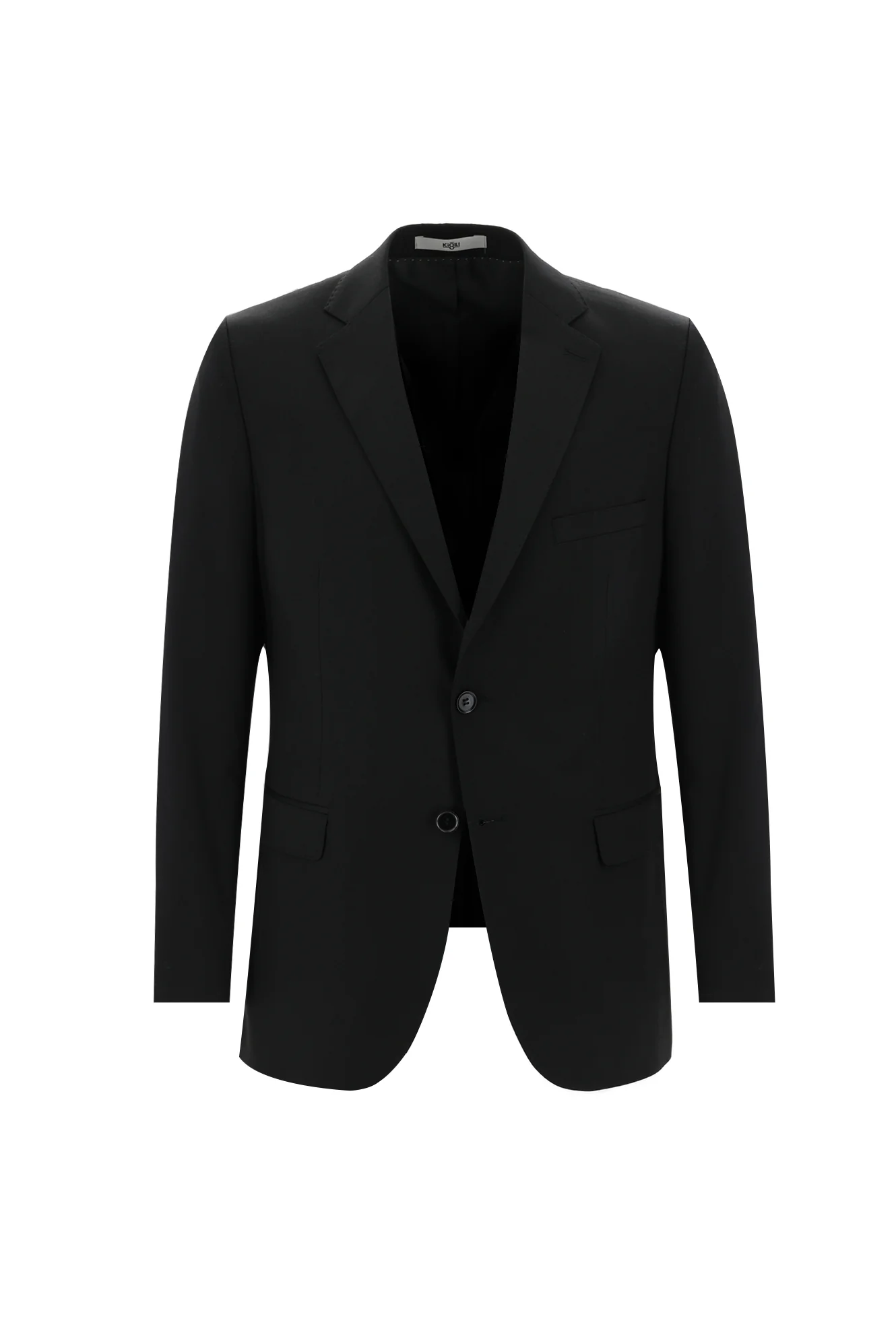 Siyah 4 Drop Relaxed Fit Rahat Kesim Takım Elbise - Image 2