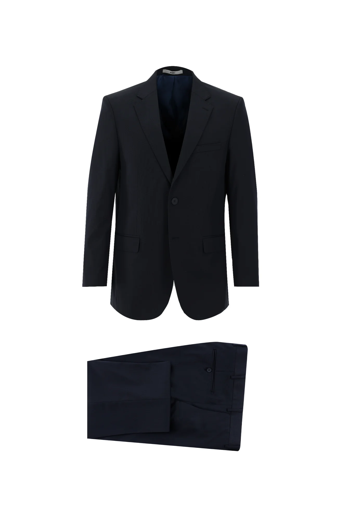 Siyah 4 Drop Relaxed Fit Rahat Kesim Takım Elbise