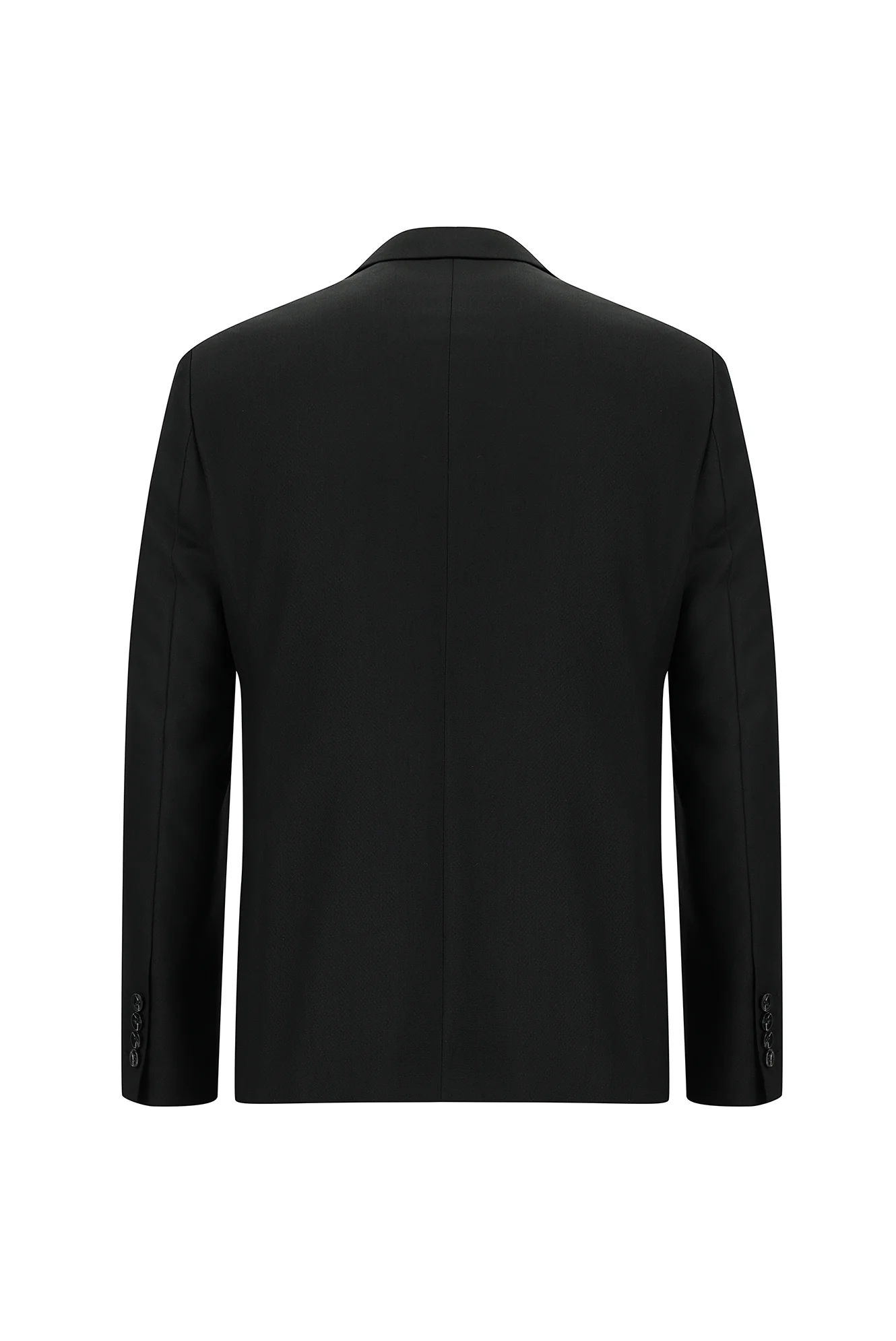Siyah 4 Drop Relaxed Fit Rahat Kesim Takım Elbise - Image 3