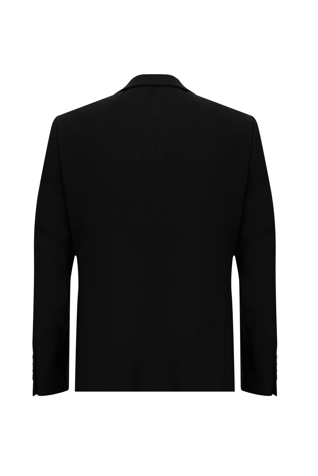 Siyah 4 Drop Relaxed Fit Rahat Kesim Takım Elbise - Image 3