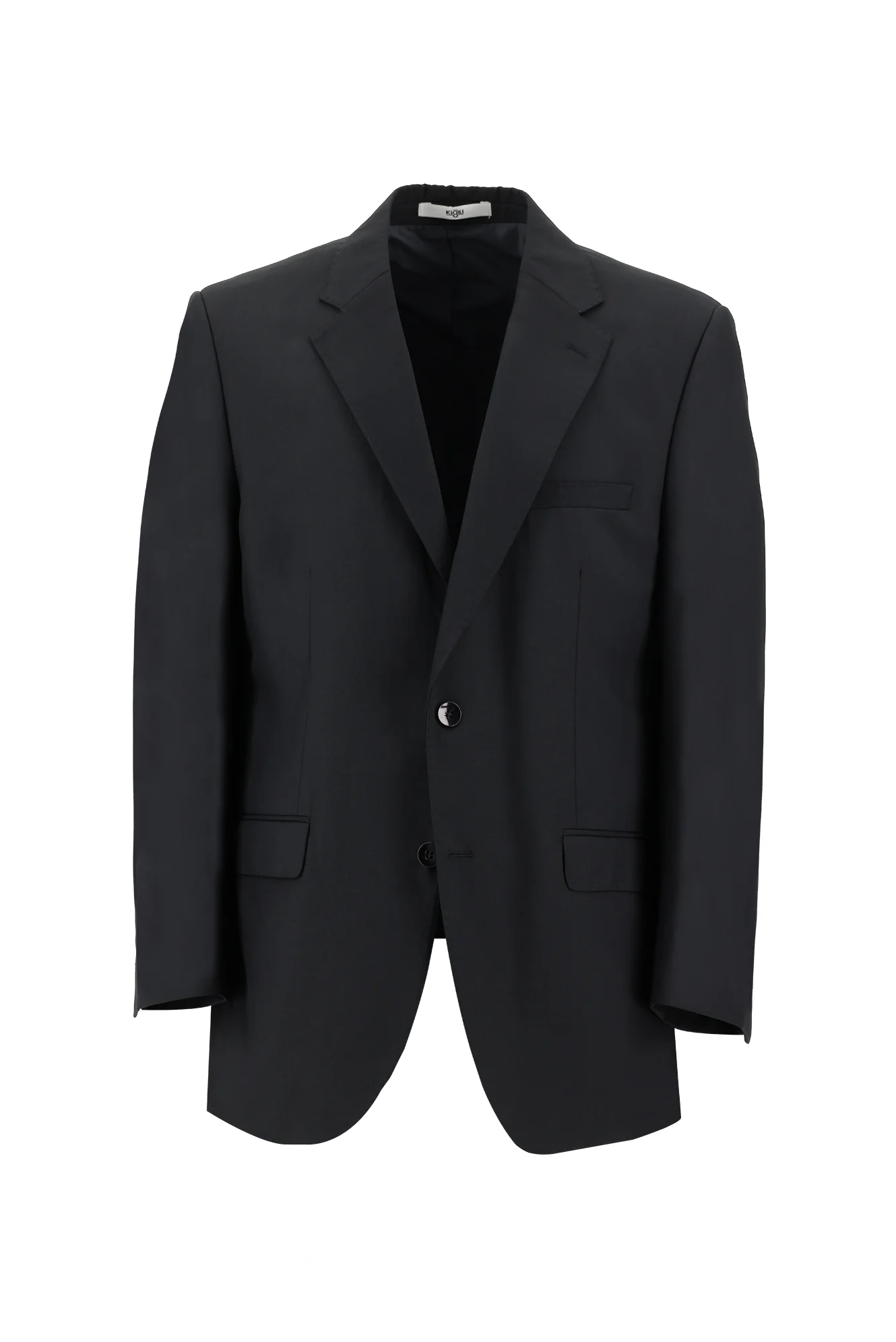 Siyah 4 Drop Relaxed Fit Rahat Kesim Takım Elbise - Image 2