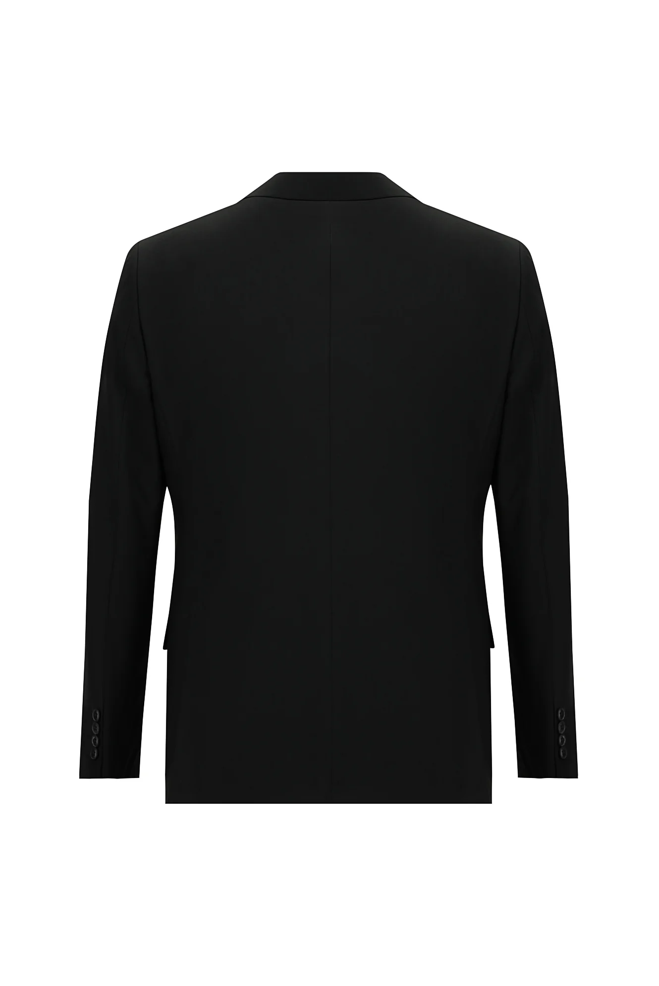 Siyah 4 Drop Relaxed Fit Rahat Kesim Takım Elbise - Image 3