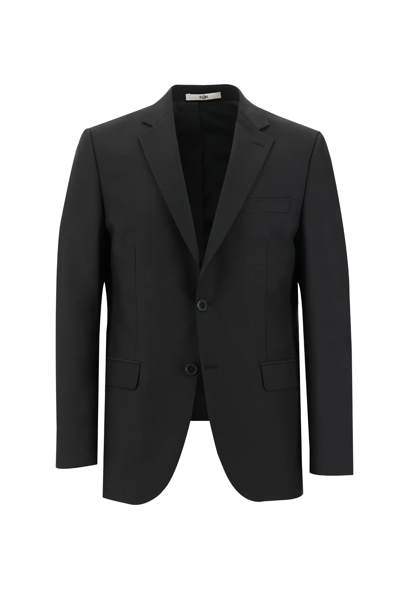 Siyah 4 Drop Relaxed Fit Rahat Kesim Takım Elbise - Image 2