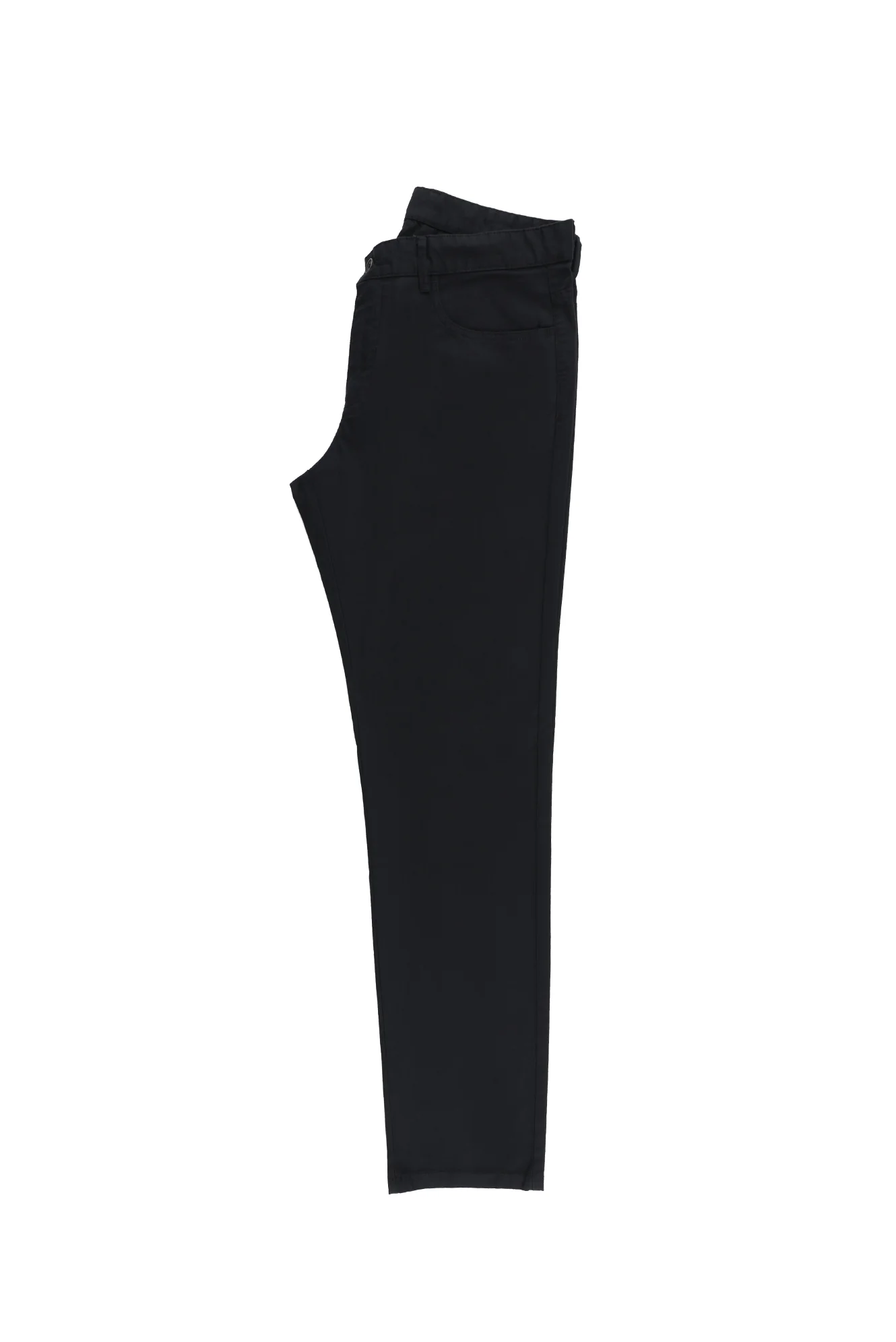 Siyah Relaxed Fit Rahat Kesim Likralı Kanvas / Chino Pantolon