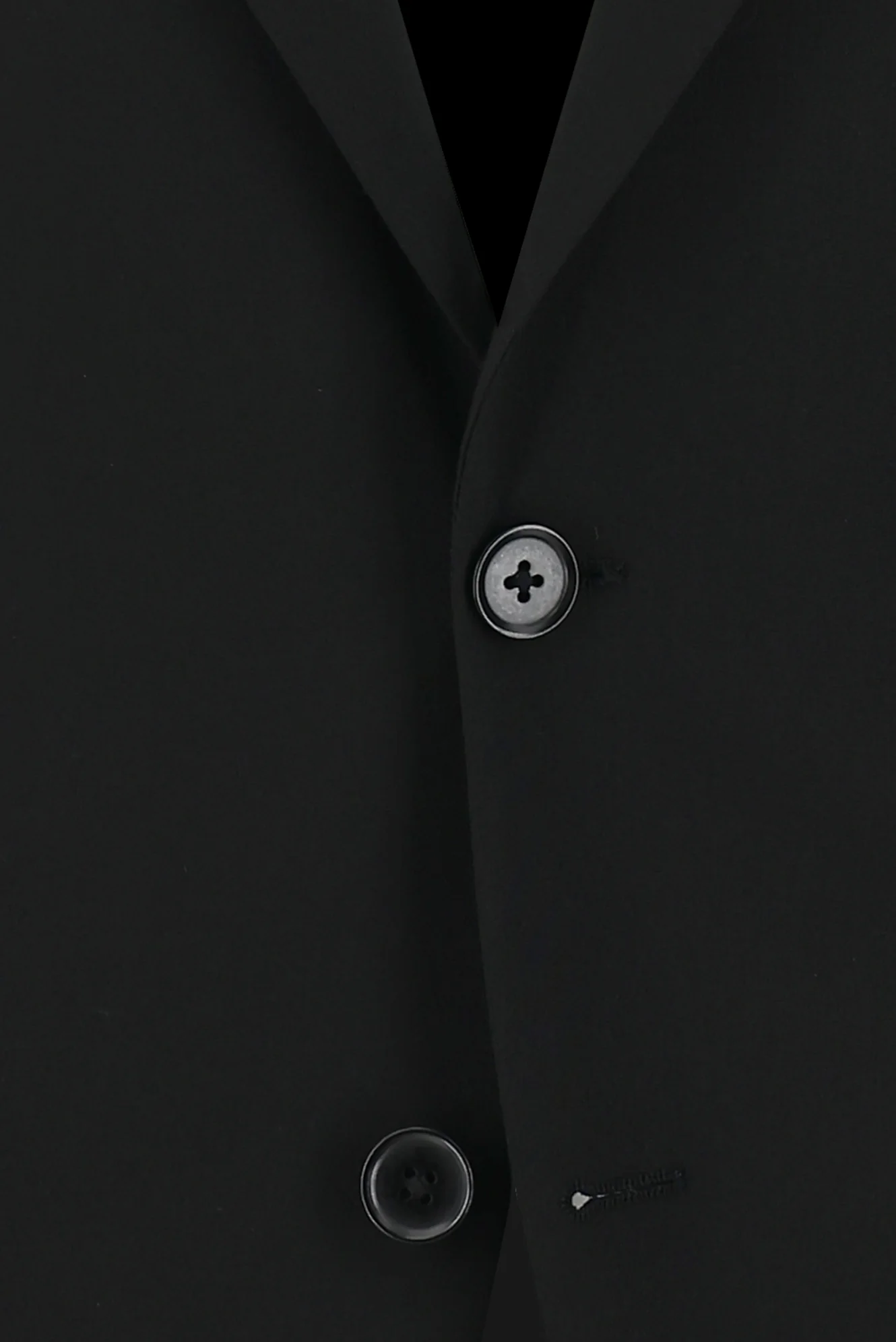 Siyah 4 Drop Relaxed Fit Rahat Kesim Yünlü Takım Elbise - Image 4